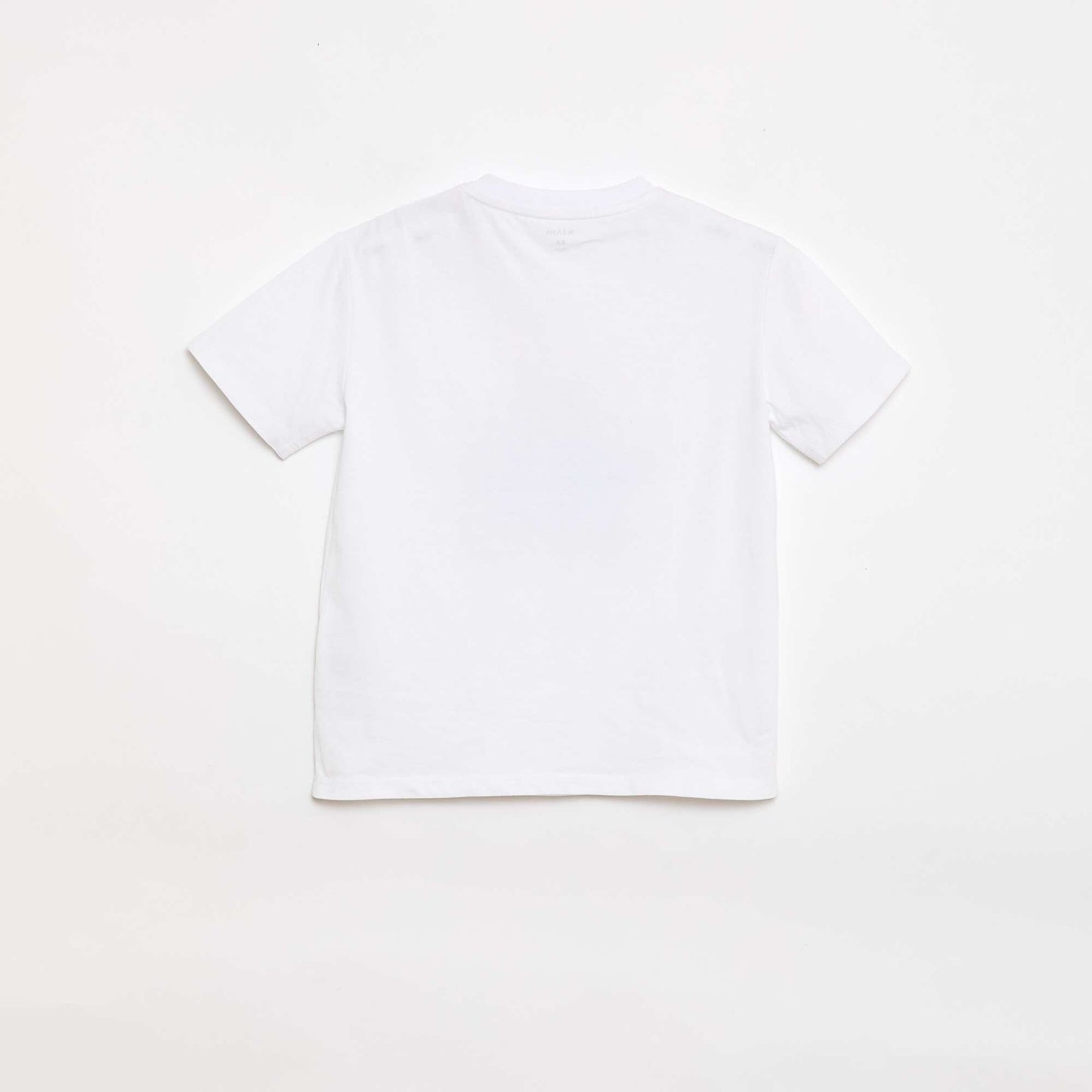 Tee-shirt imprimé à manches courtes - Collection facile à enfiler BLANC