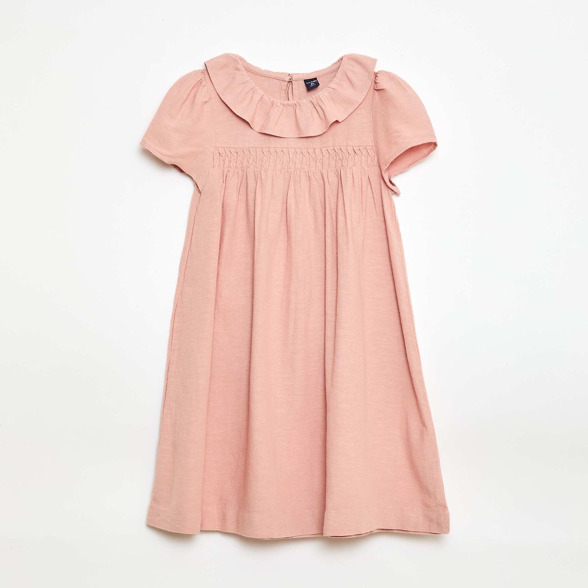 Robe collerette en lin mélangé ROSE