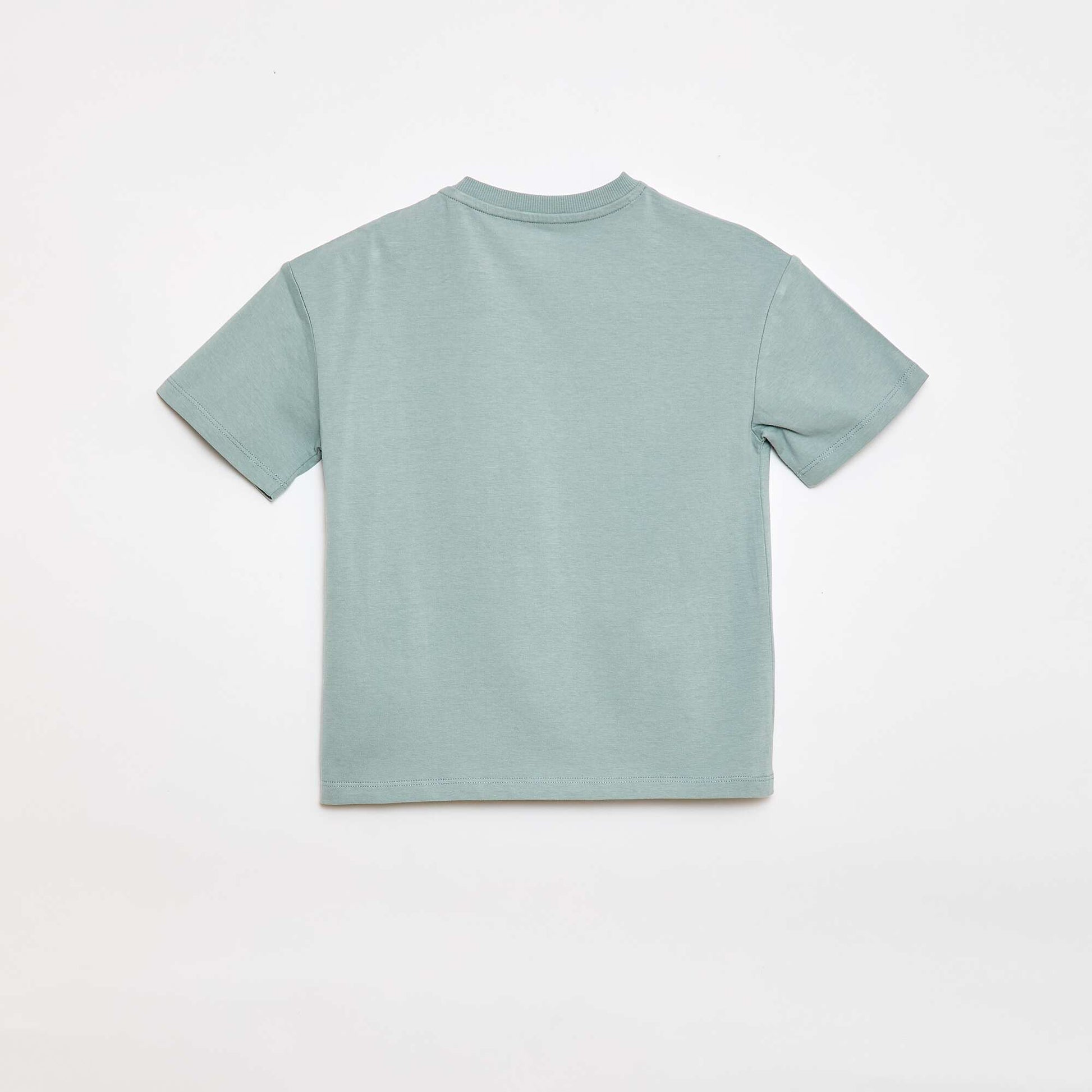 Tee-shirt imprimé à manches courtes - Collection facile à enfiler BLEU