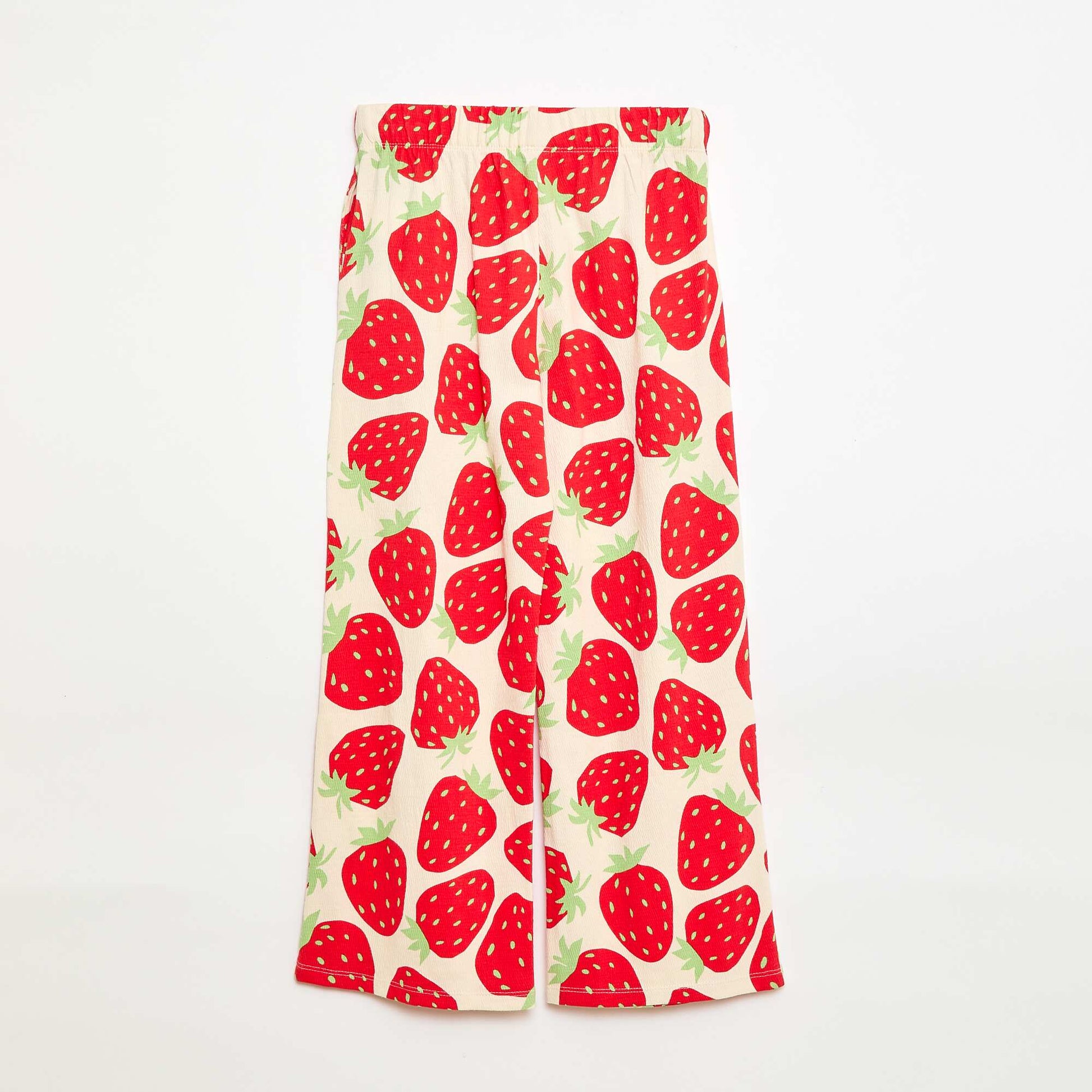 Pantalon large - Grafik Edition ROUGE
