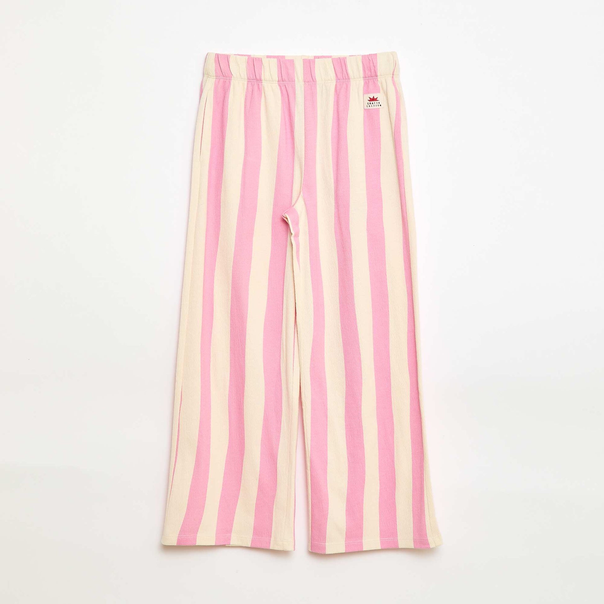 Pantalon large - Grafik Edition ROSE