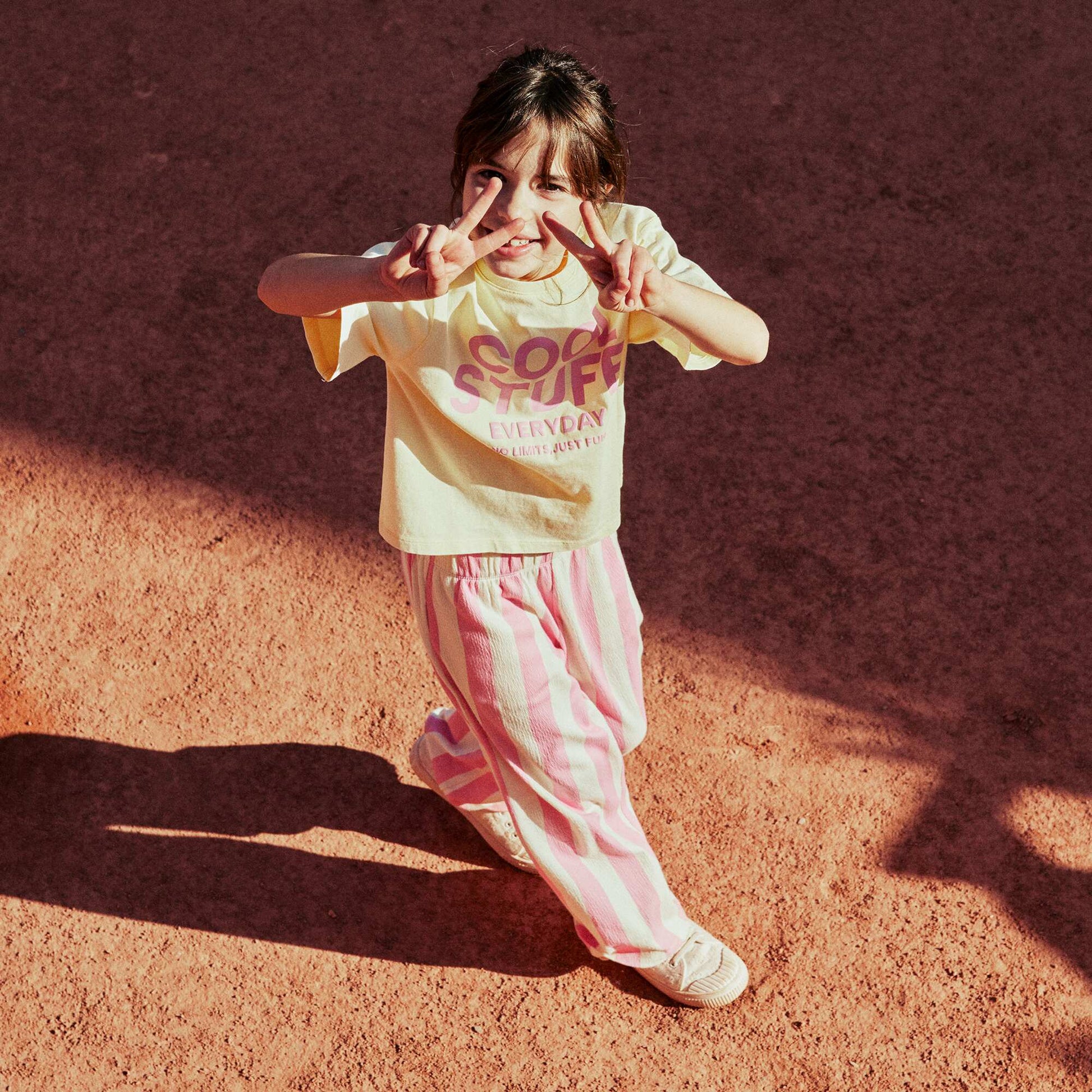 Pantalon large - Grafik Edition ROSE