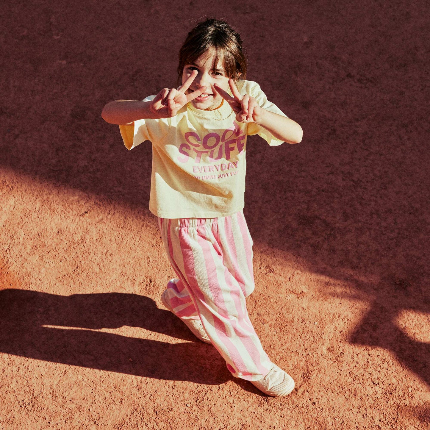 Pantalon large - Grafik Edition ROSE