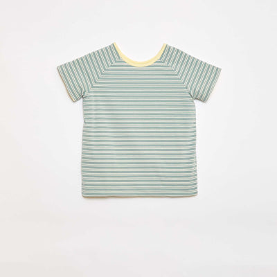T-shirt sans sens & réversible à manches courtes KAKI