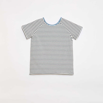 T-shirt sans sens & réversible à manches courtes BLEU