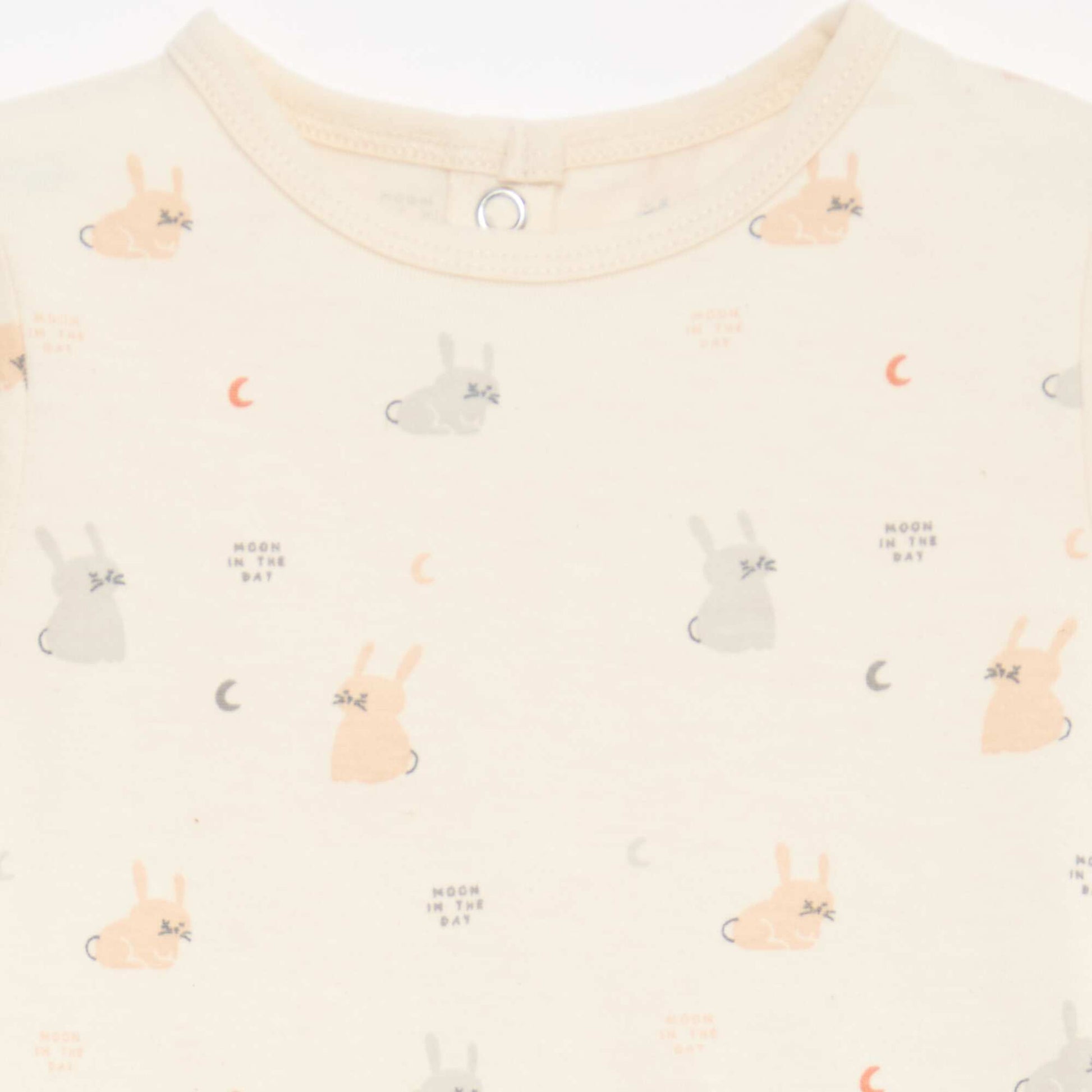 Ensemble de pyjama chill en jersey coton BLANC