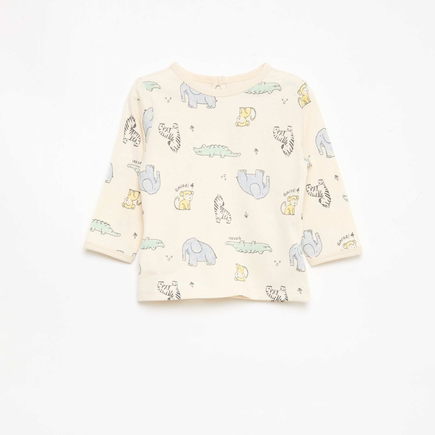 Ensemble de pyjama chill en jersey coton BLANC