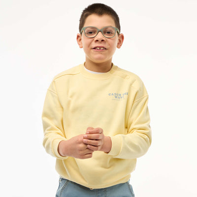 Sweat imprimé - Collection facile à enfiler JAUNE
