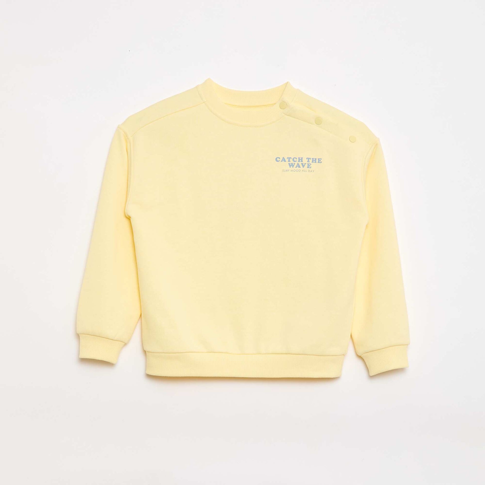 Sweat imprimé - Collection facile à enfiler JAUNE