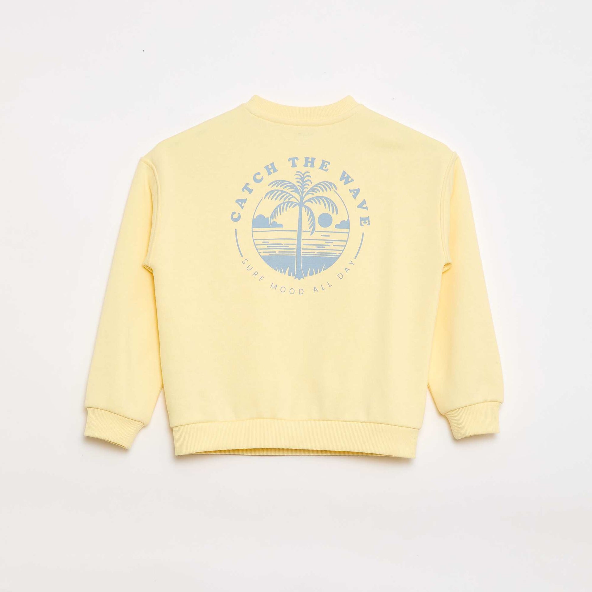 Sweat imprimé - Collection facile à enfiler JAUNE