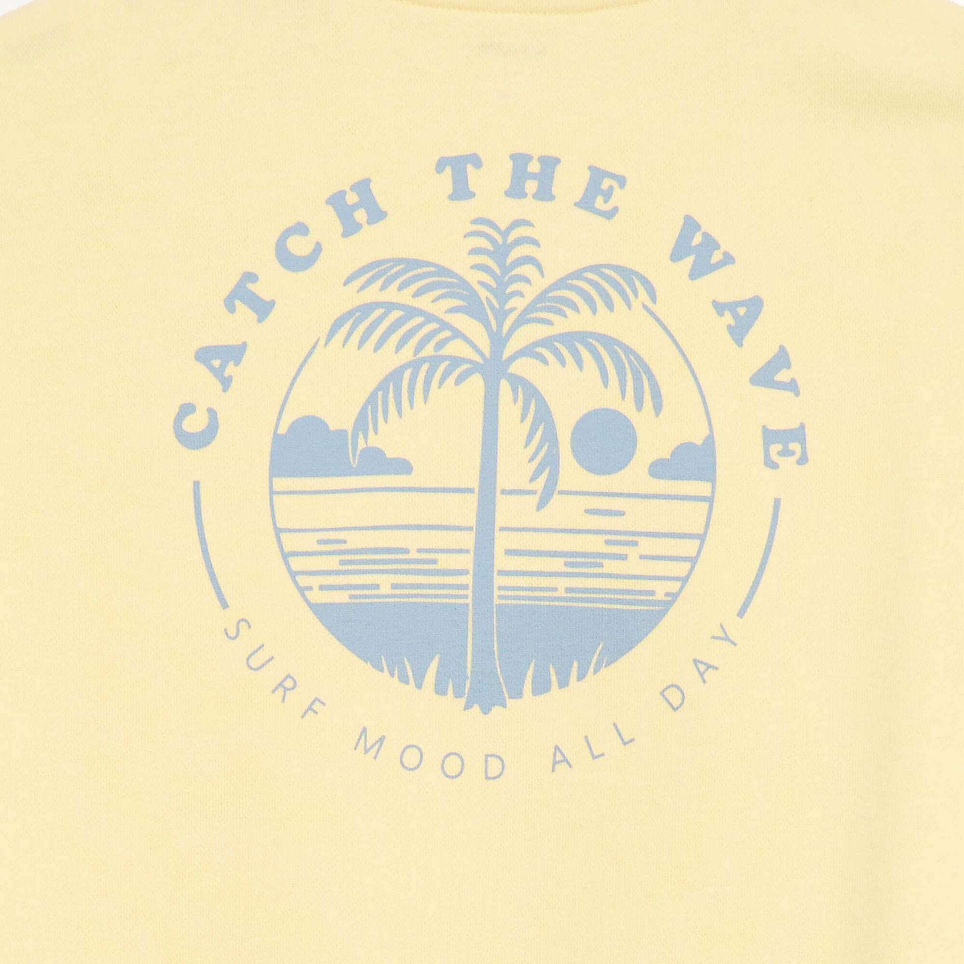 Sweat imprimé - Collection facile à enfiler JAUNE