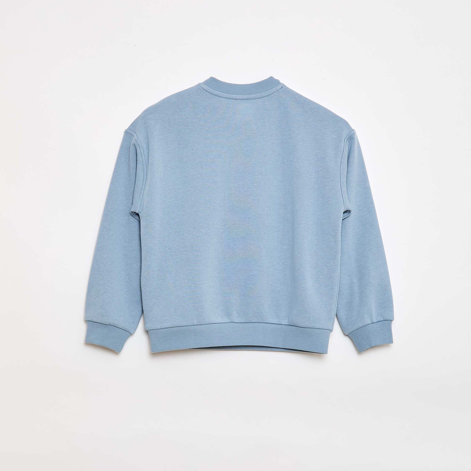 Sweat imprimé - Collection facile à enfiler BLEU