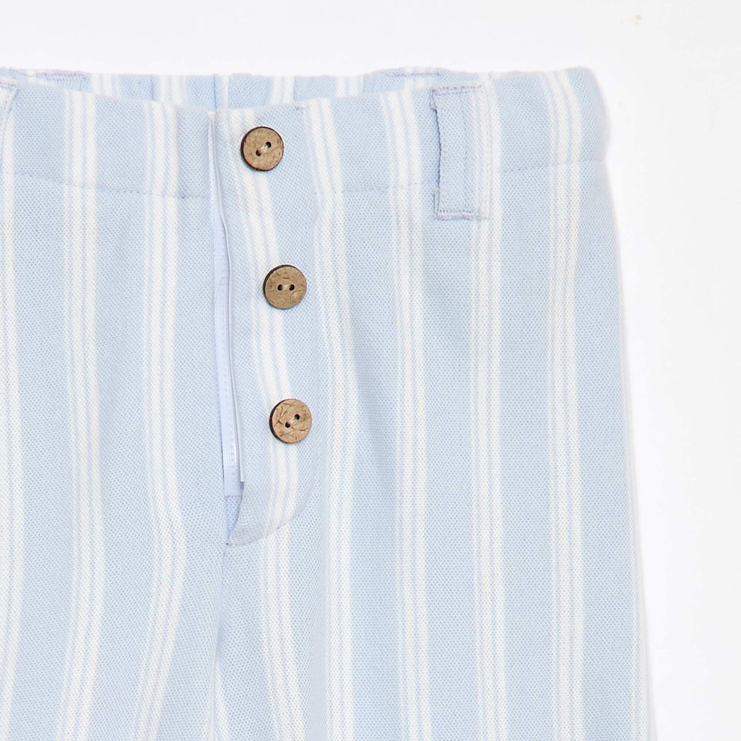 Pantalon large en maille piquée - collection facile à enfiler BLEU