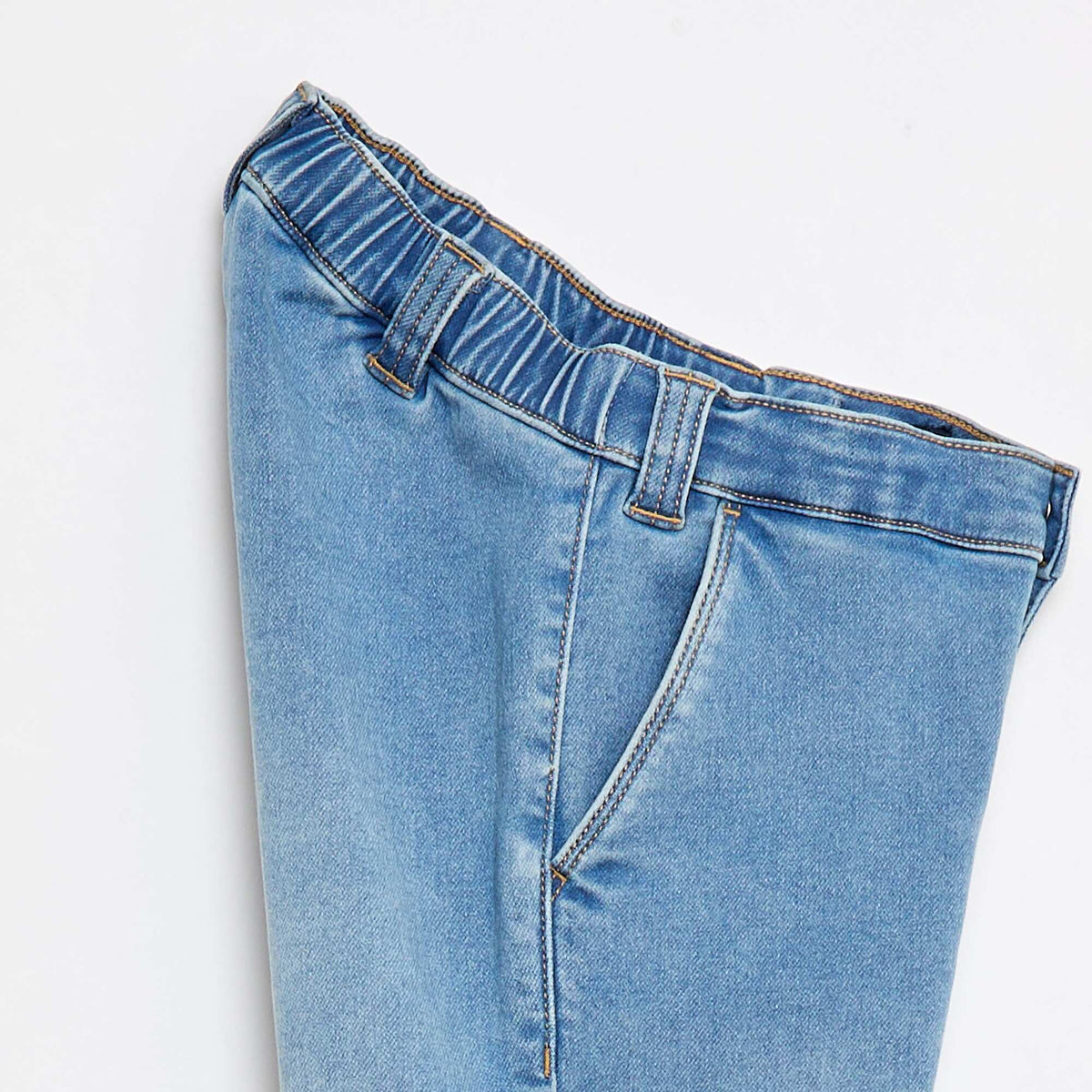Pantalon denim - collection facile à enfiler BLEU
