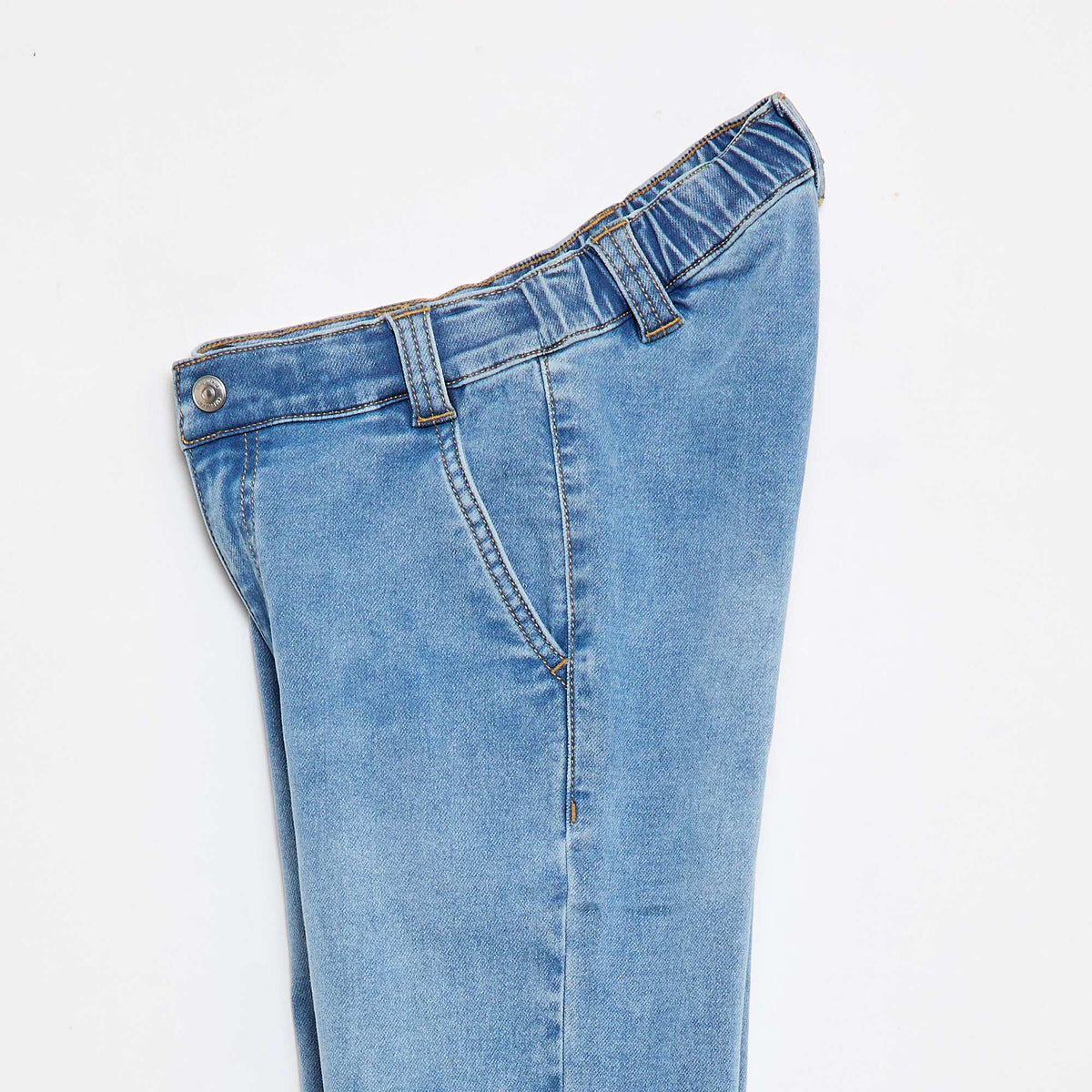 Pantalon denim - collection facile à enfiler BLEU