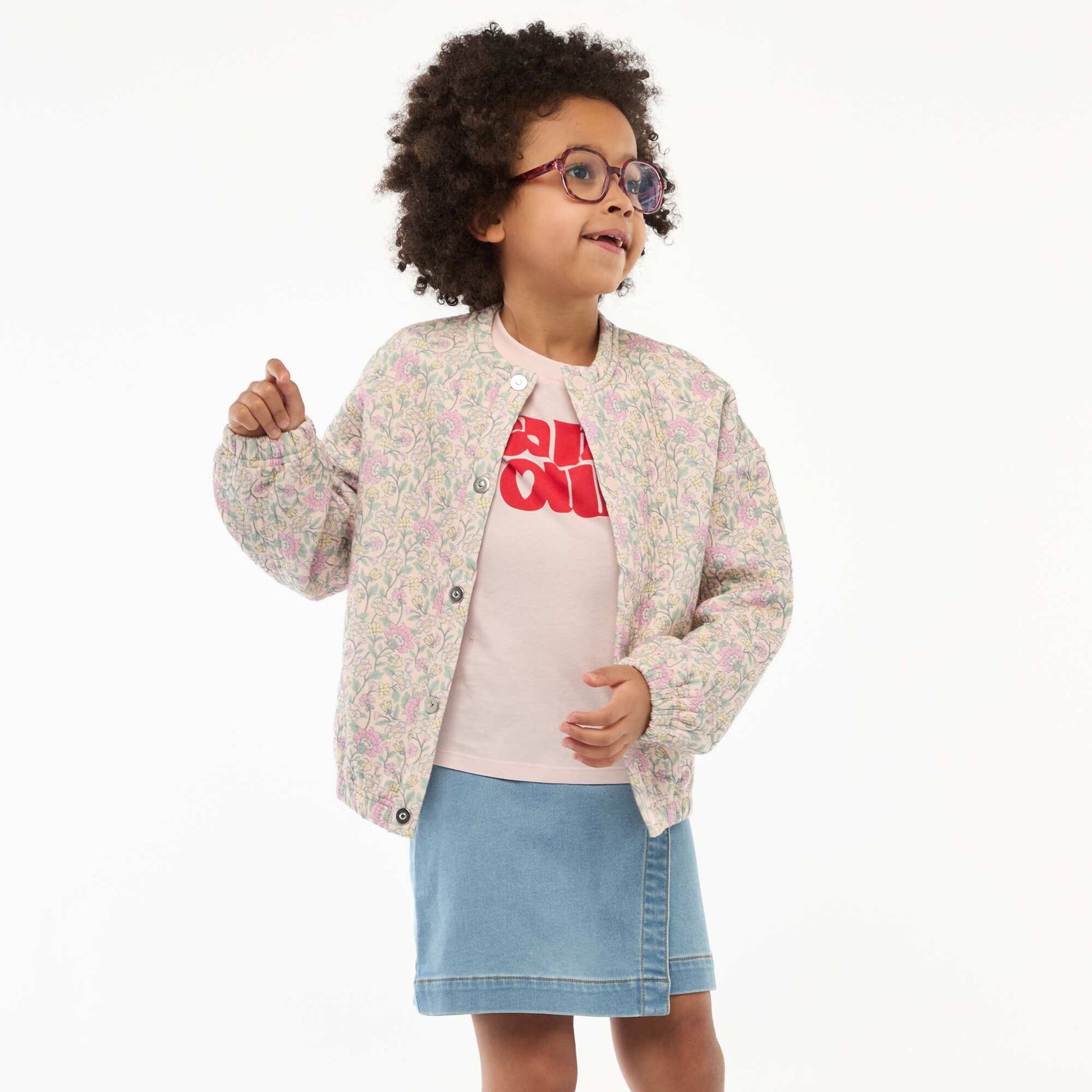 Jupe-short en denim BLEU