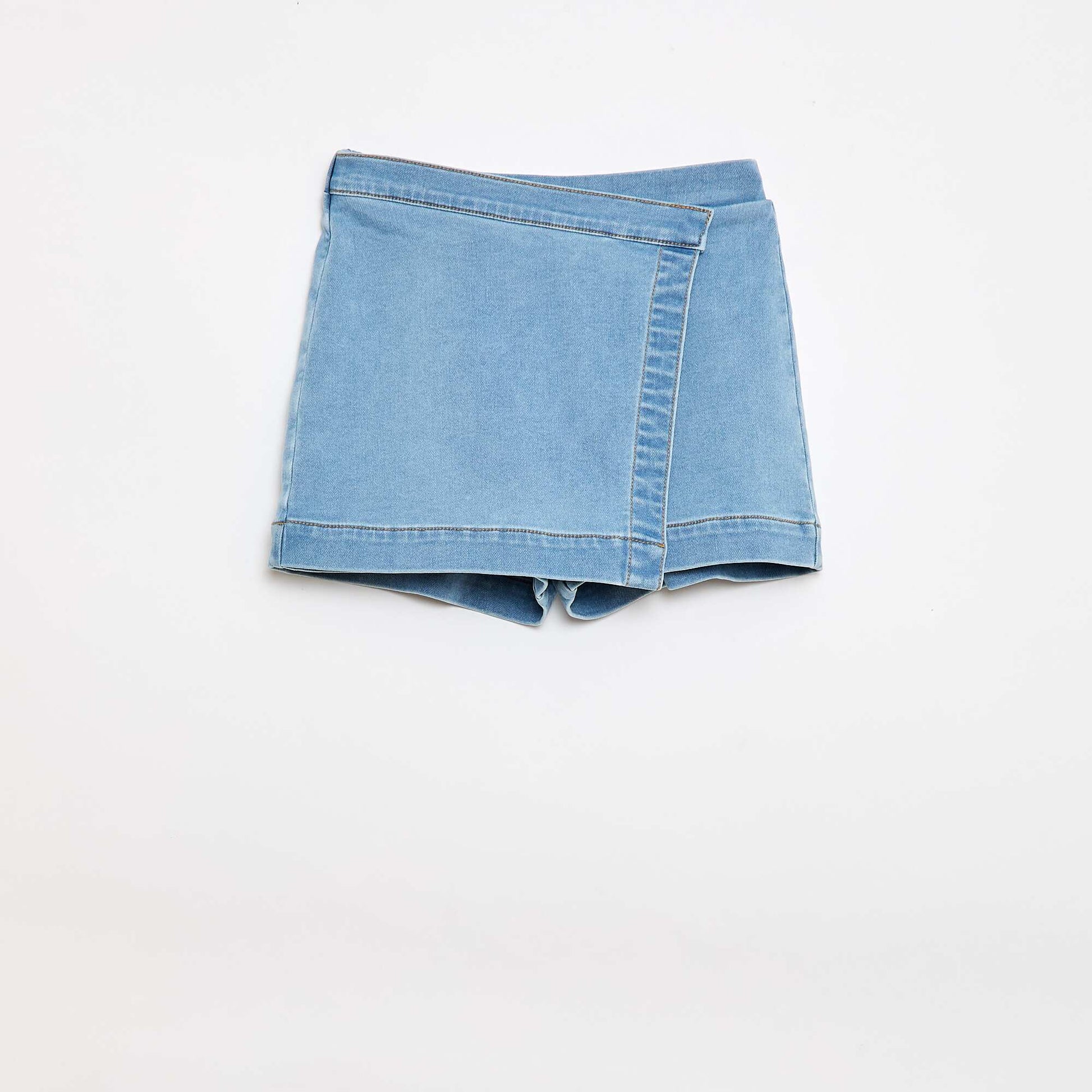 Jupe-short en denim BLEU