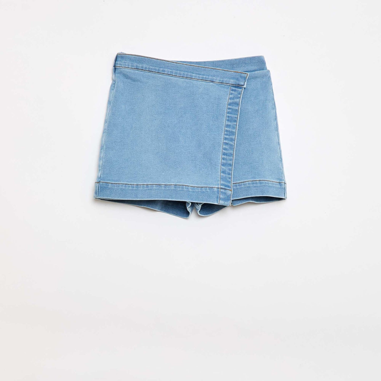 Jupe-short en denim BLEU