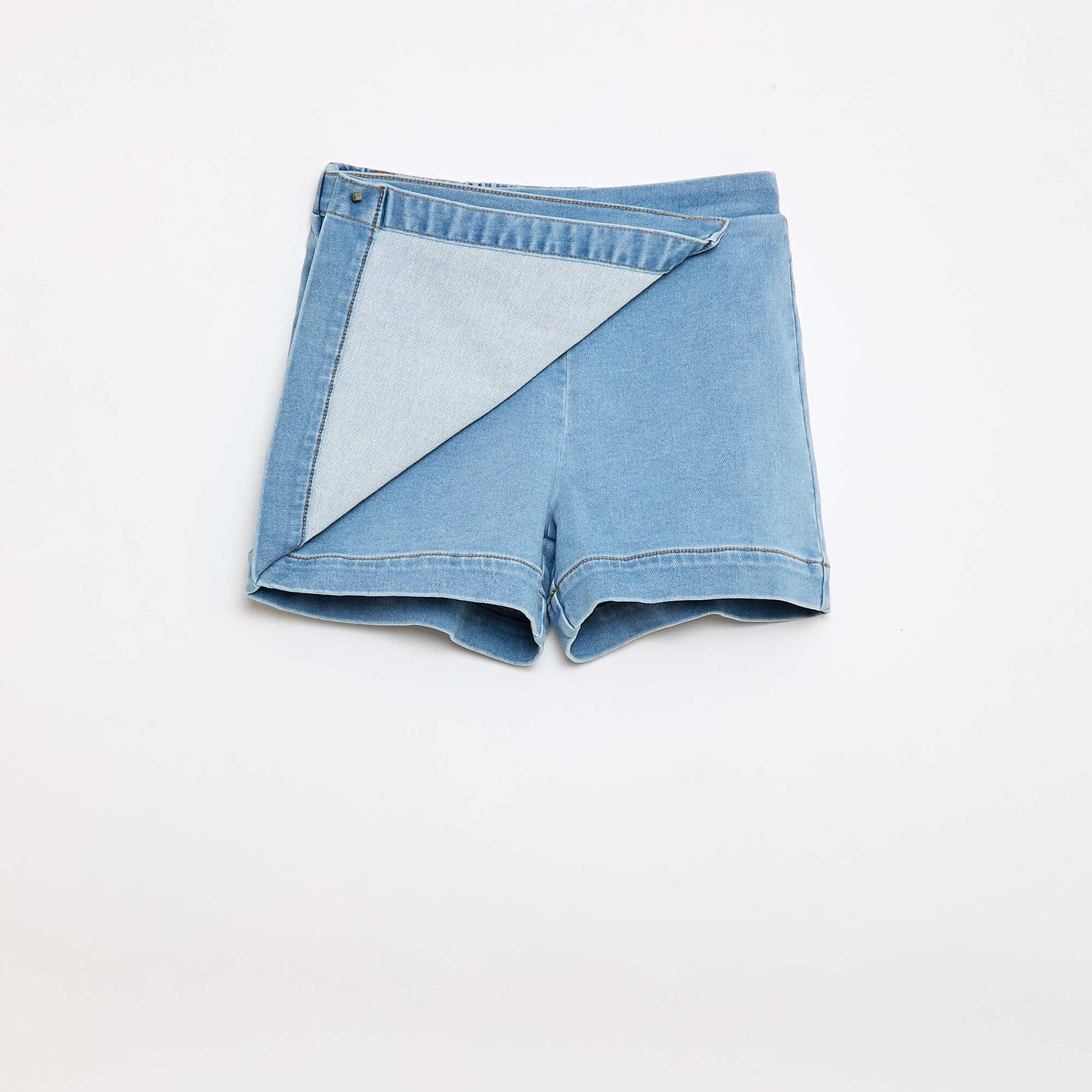 Jupe-short en denim BLEU