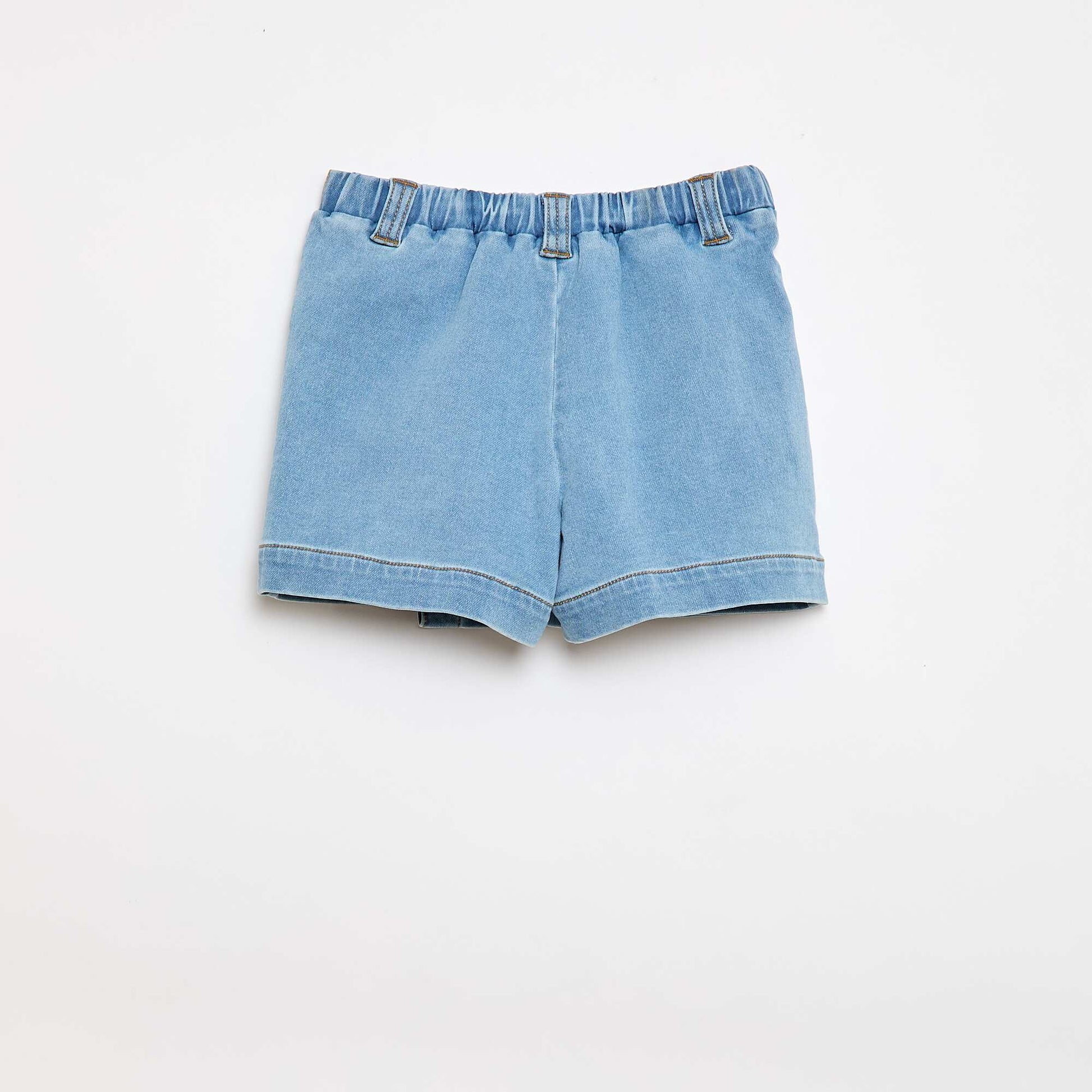 Jupe-short en denim BLEU