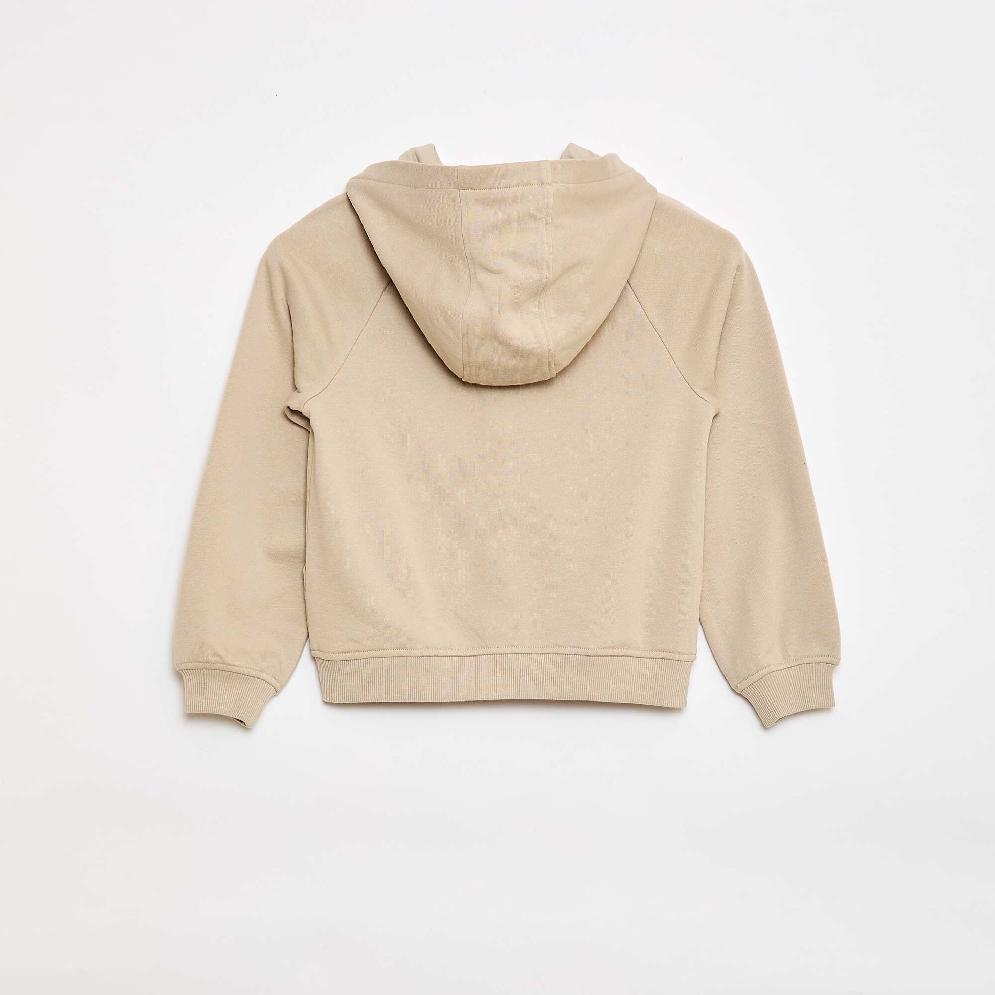 Sweat à capuche zippé - Collection facile à enfiler BEIGE