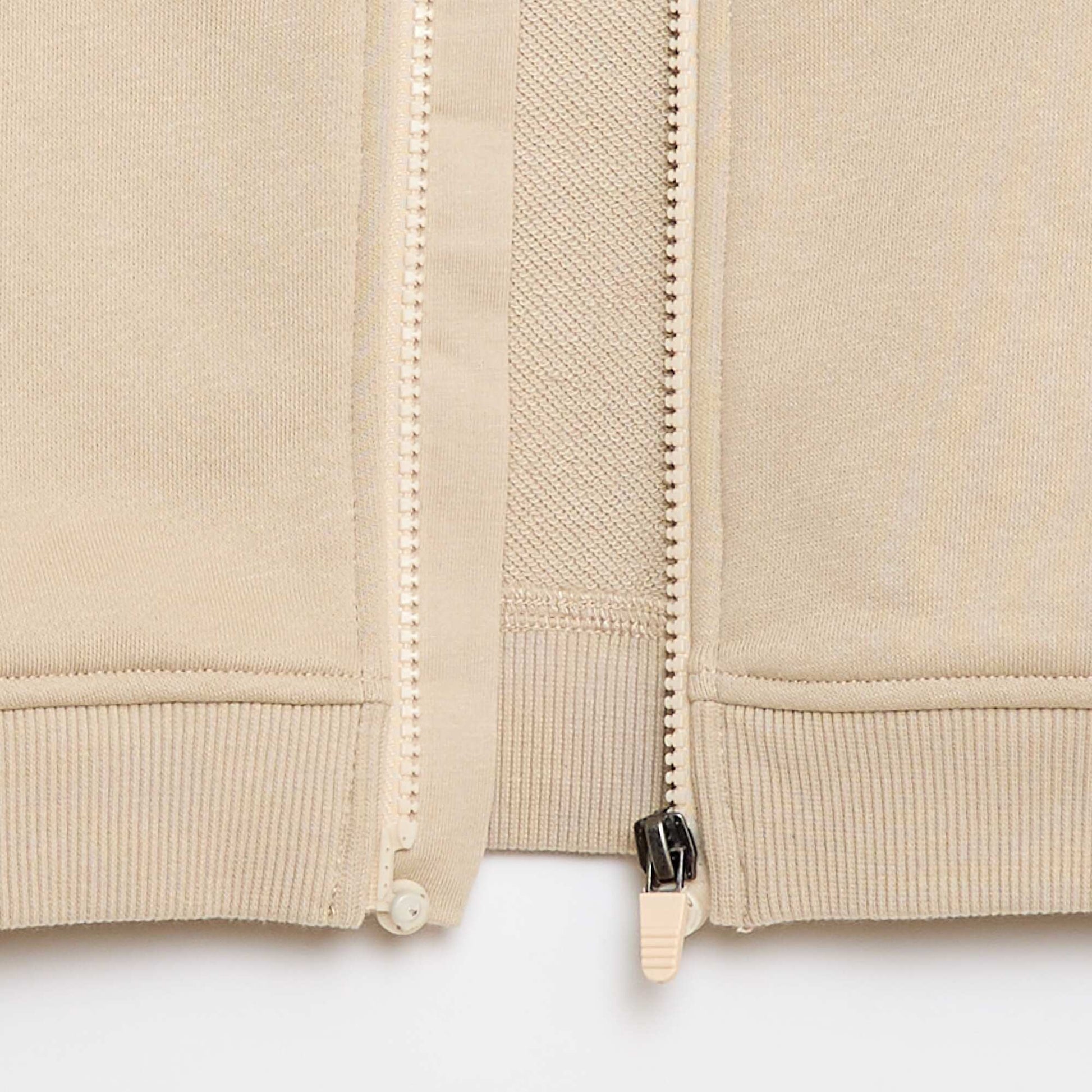 Sweat à capuche zippé - Collection facile à enfiler BEIGE