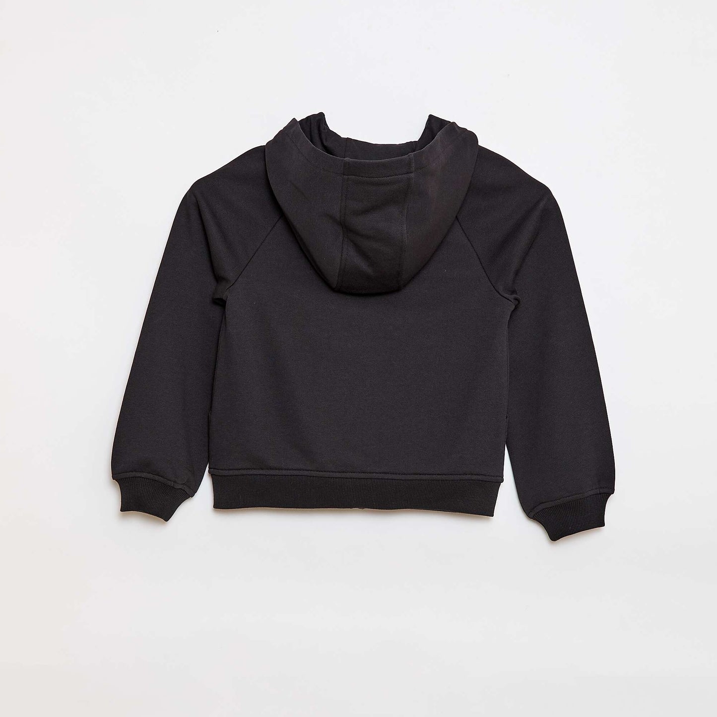 Sweat à capuche zippé - Collection facile à enfiler NOIR