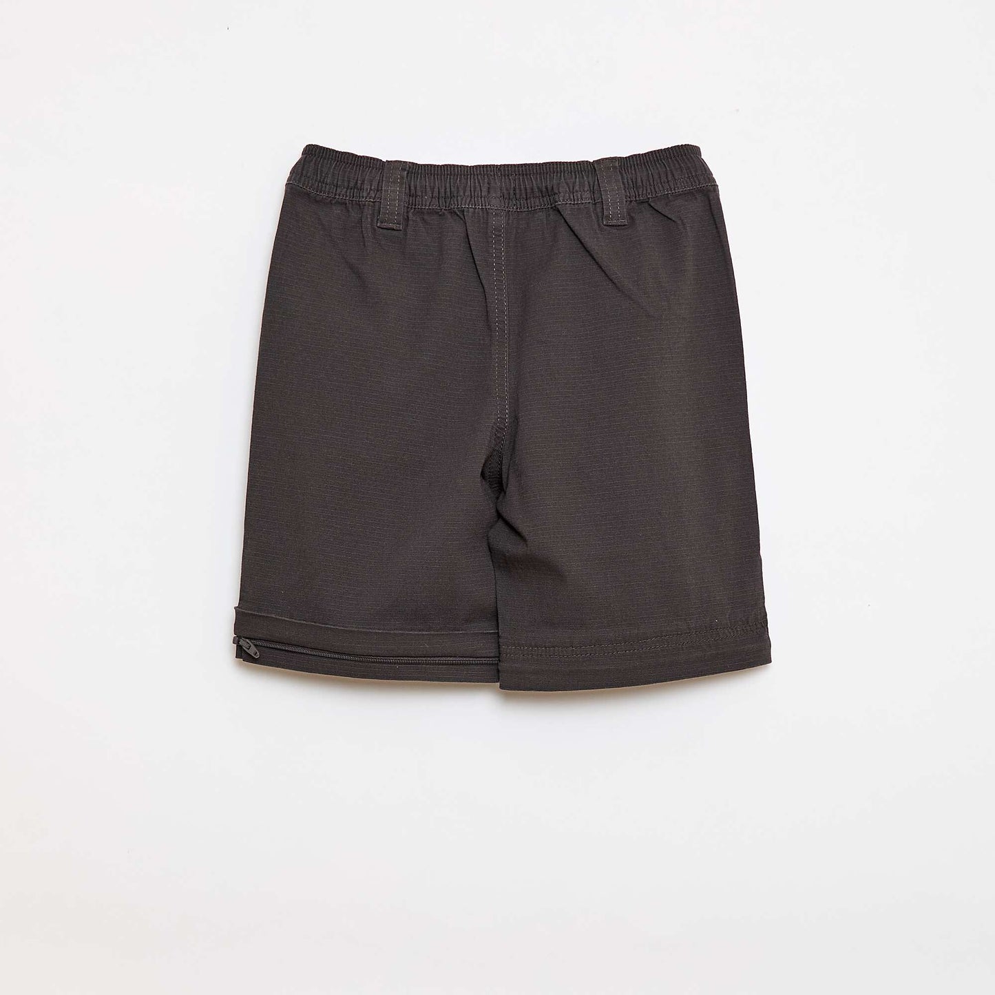 Pantalon straight en coton uni - Collection facile à enfiler NOIR
