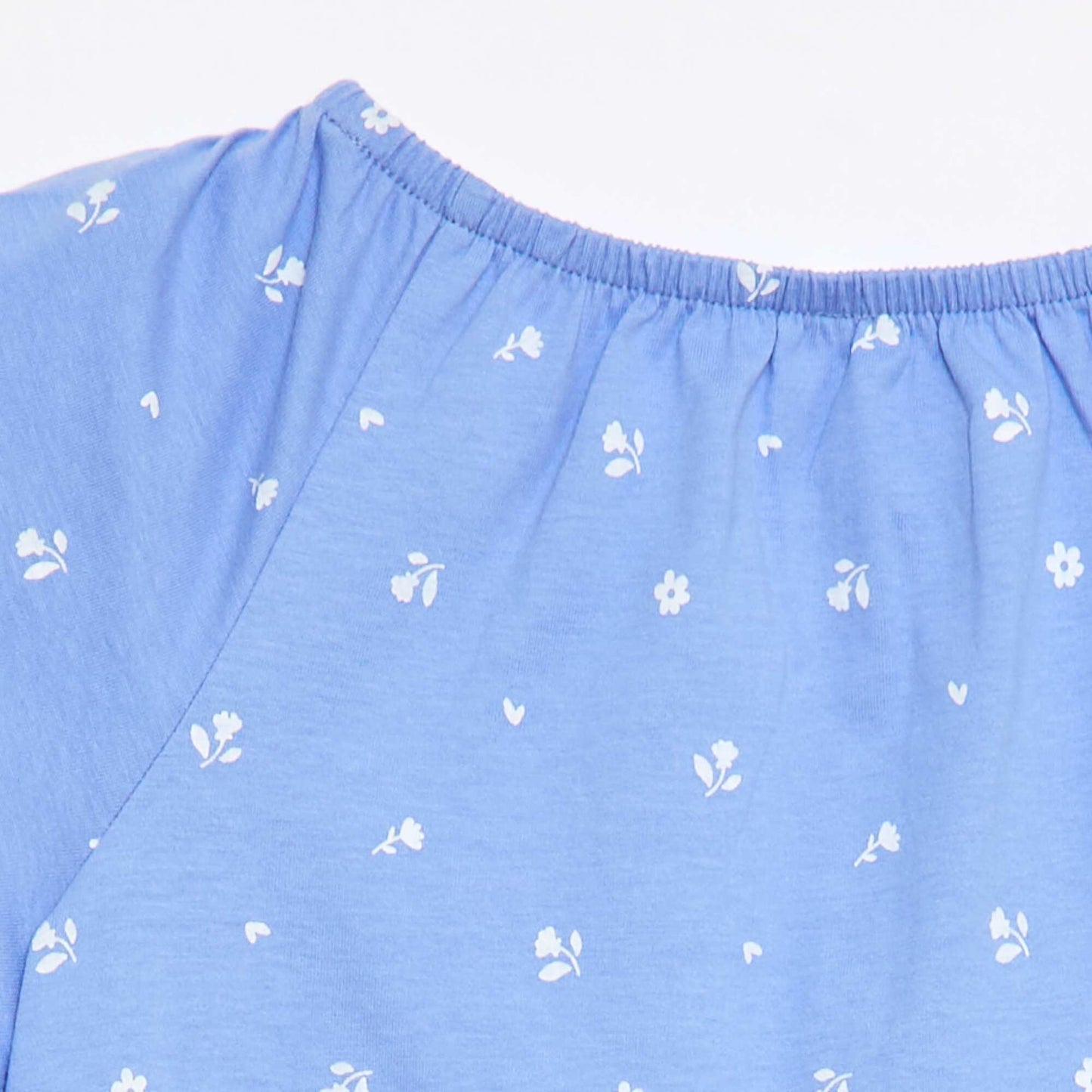 Blouse avec col élastiqué - Collection facile à enfiler BLEU