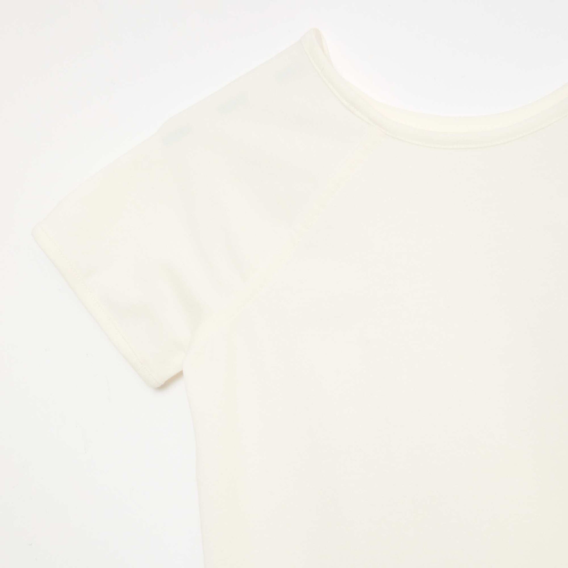 T-shirt en jersey uni - Collection facile à enfiler BLANC