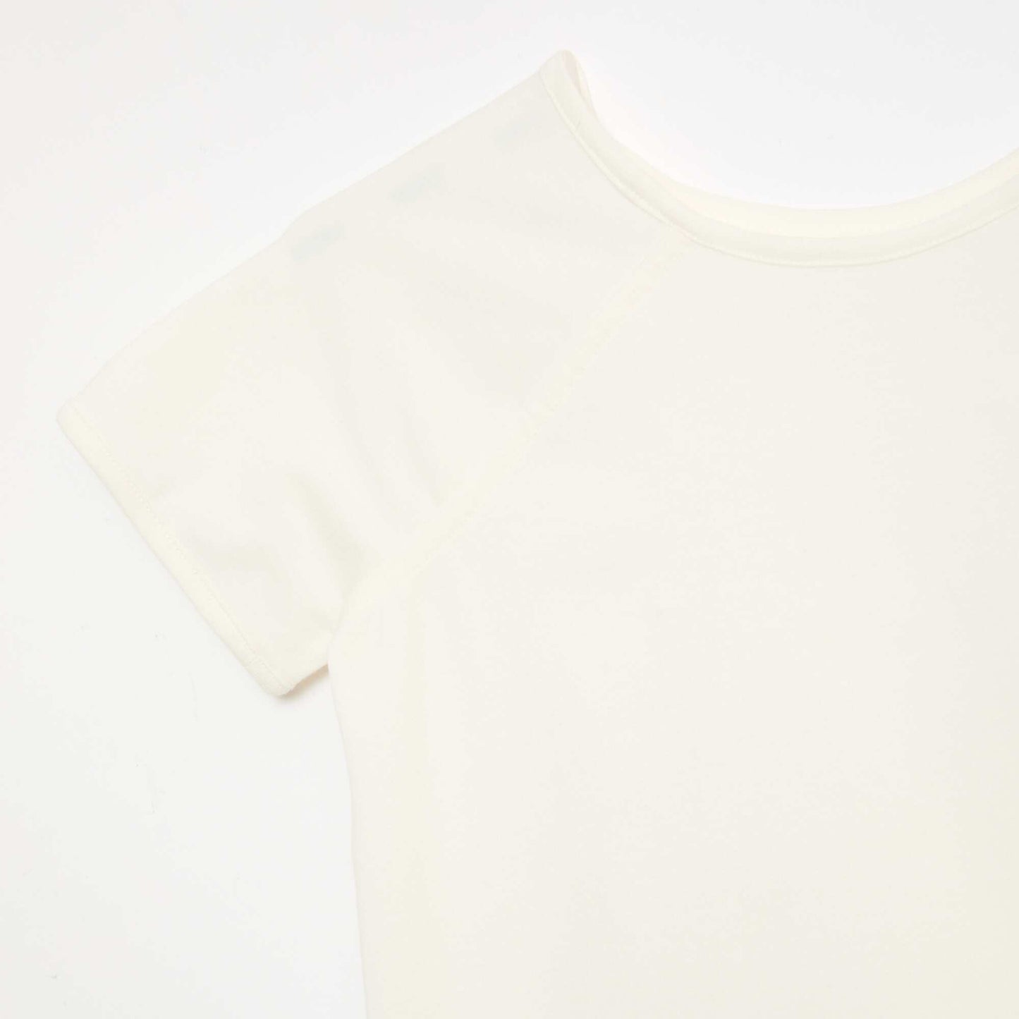 T-shirt en jersey uni - Collection facile à enfiler BLANC