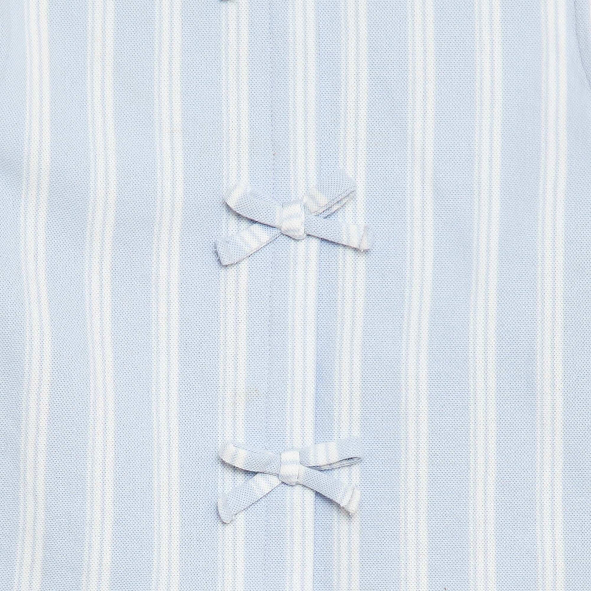 T-shirt sans manche avec noeuds fantaisies - collection facile à enfiler BLEU