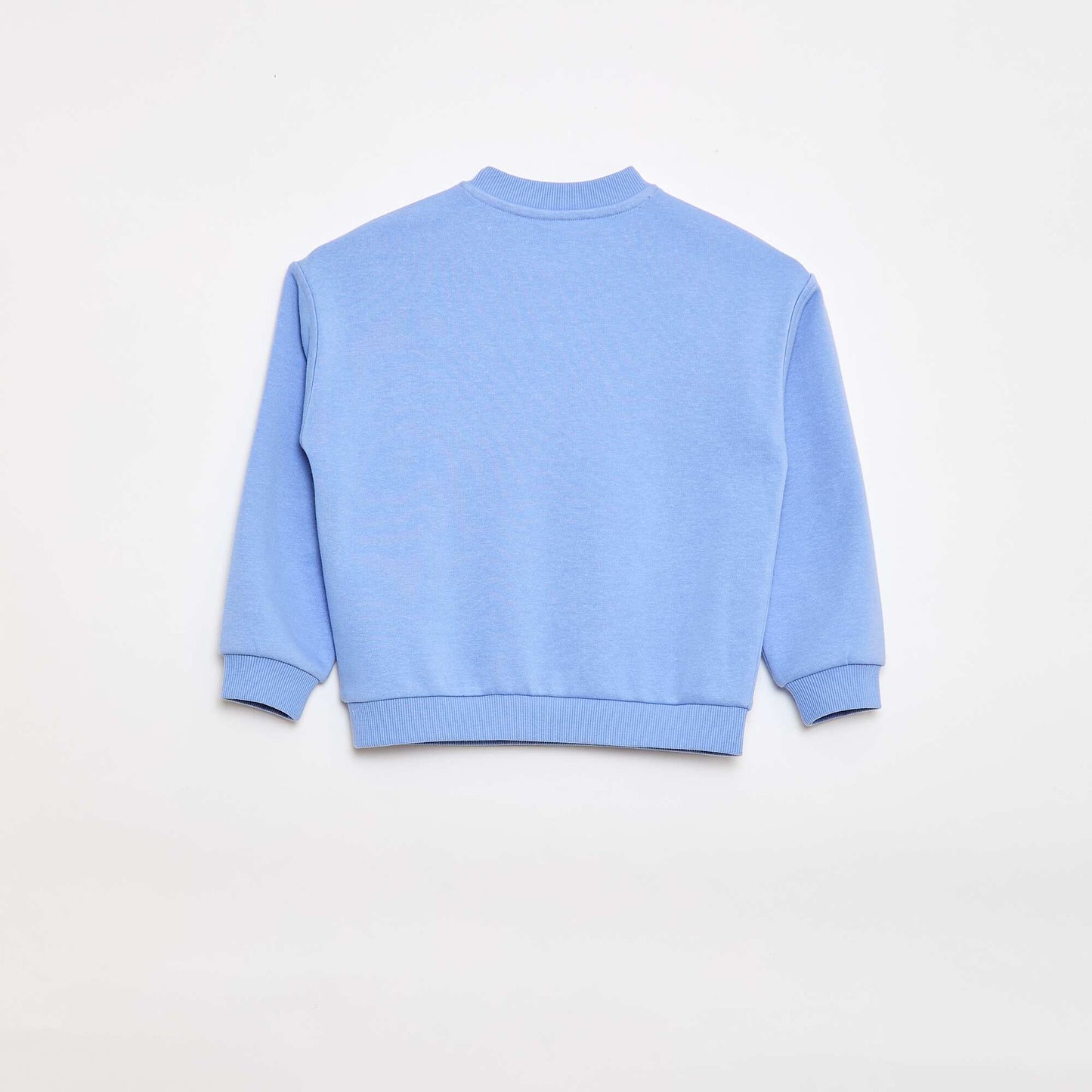 Sweat imprimé en molleton léger - Collection facile à enfiler BLEU