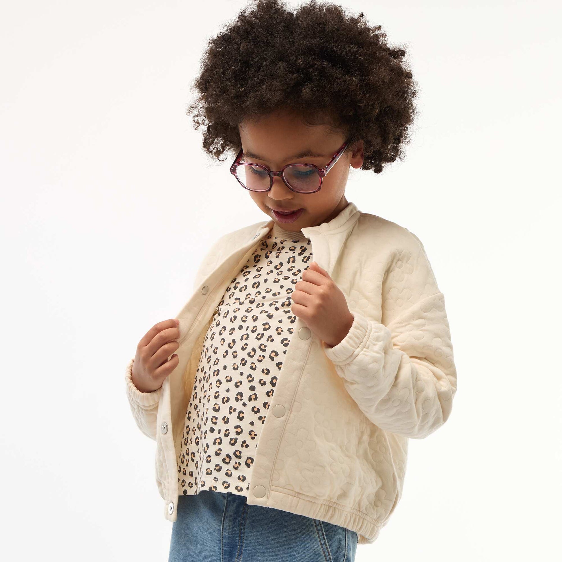 Sweat uni effet molletonné - Collection facile à enfiler BEIGE