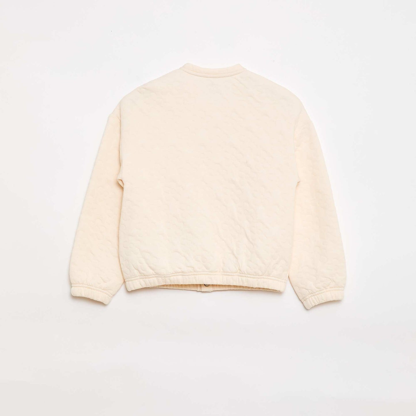 Sweat uni effet molletonné - Collection facile à enfiler BEIGE