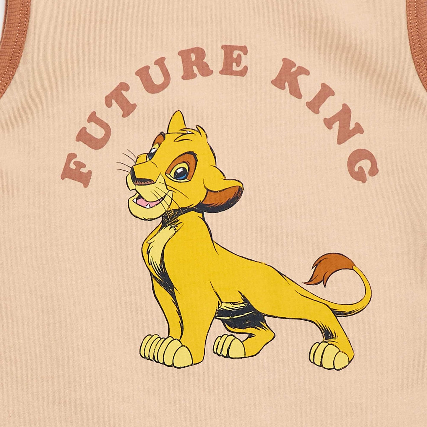 Pyjama 'Disney' 'Le Roi Lion' t-shirt + short - 2 pièces BEIGE