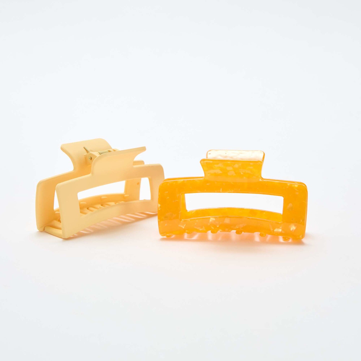 Lot de 2 pinces crabe ORANGE