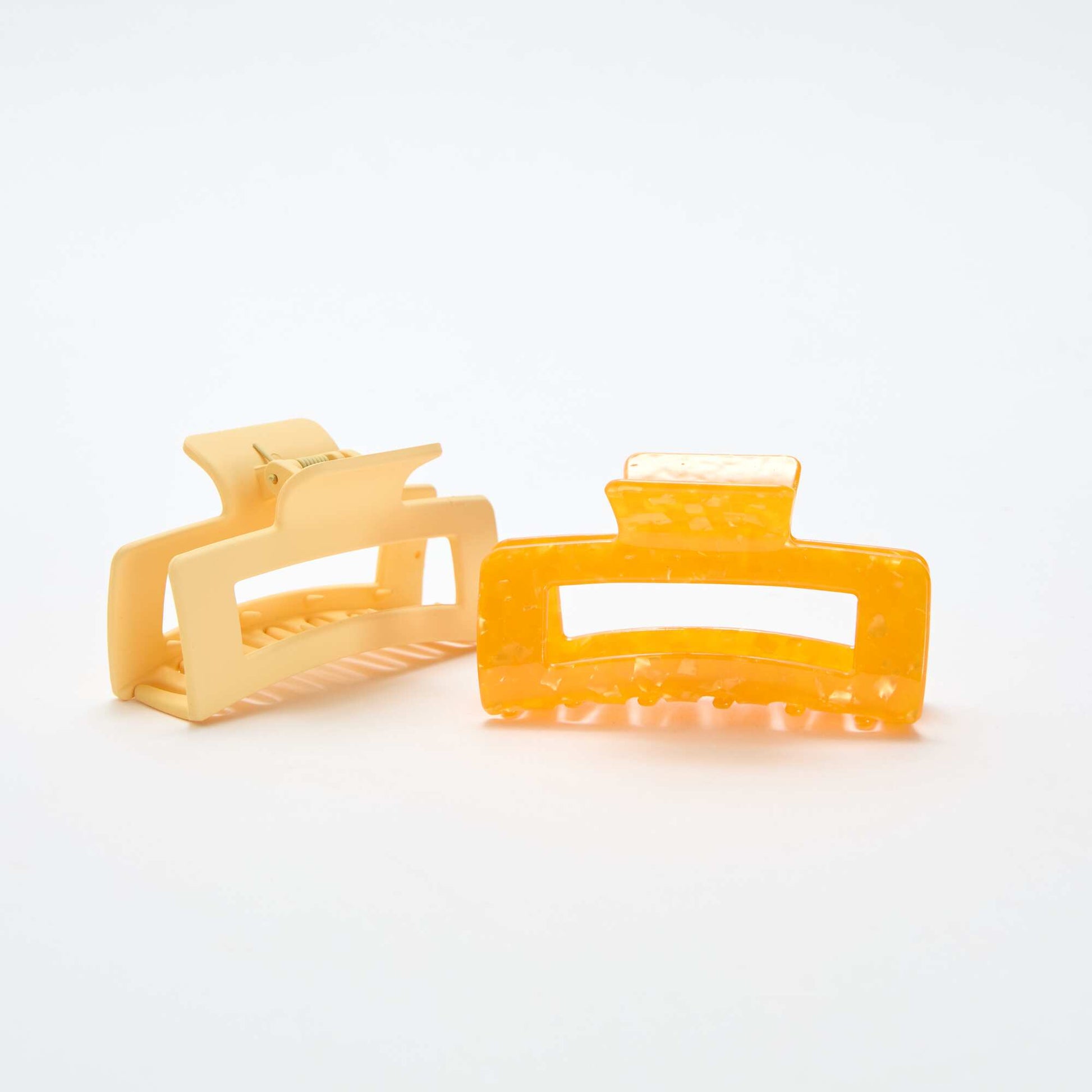 Lot de 2 pinces crabe ORANGE