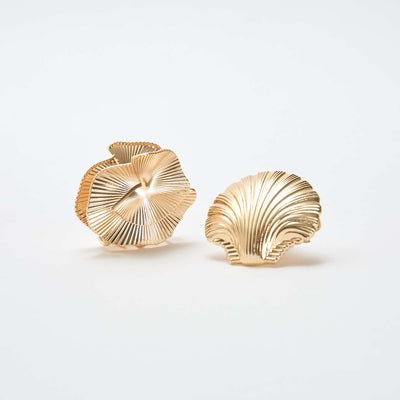 Lot de 2 pinces bijoux dorés JAUNE