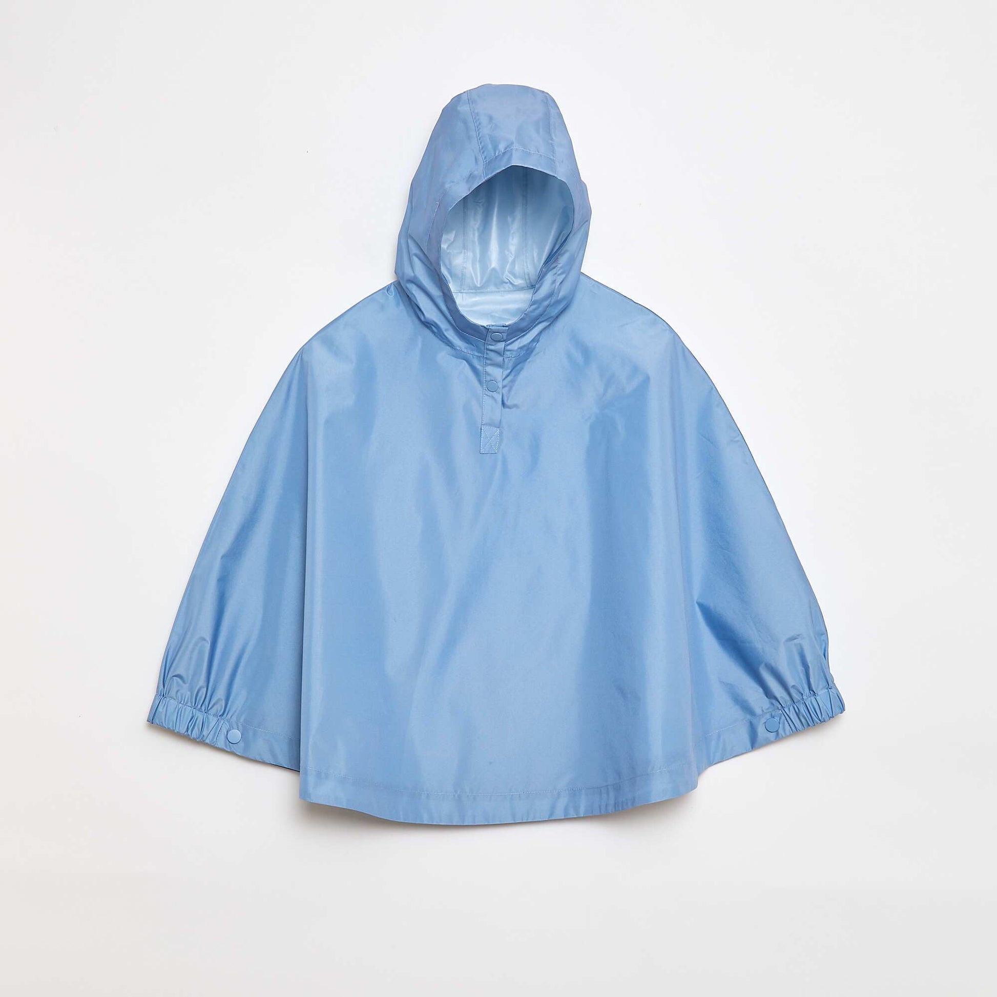 Poncho mixte à capuche - collection facile à enfiler BLEU