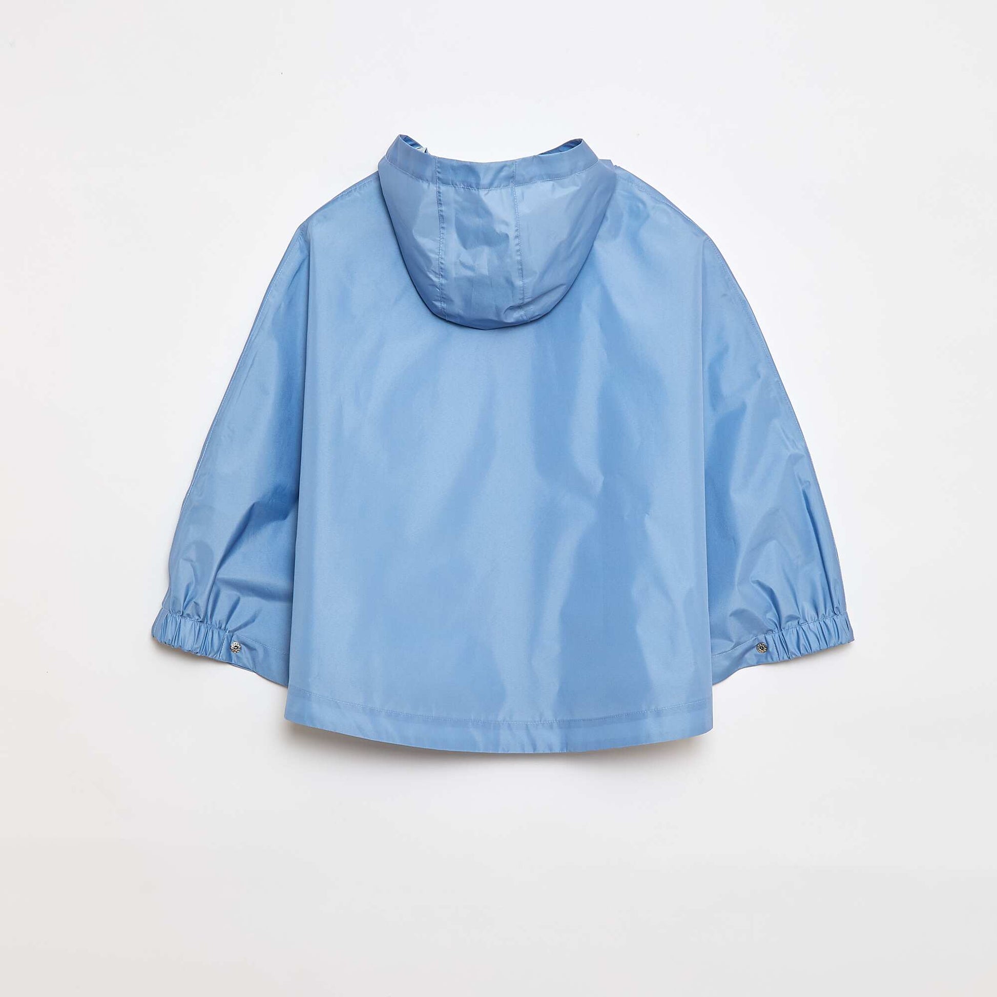 Poncho mixte à capuche - collection facile à enfiler BLEU