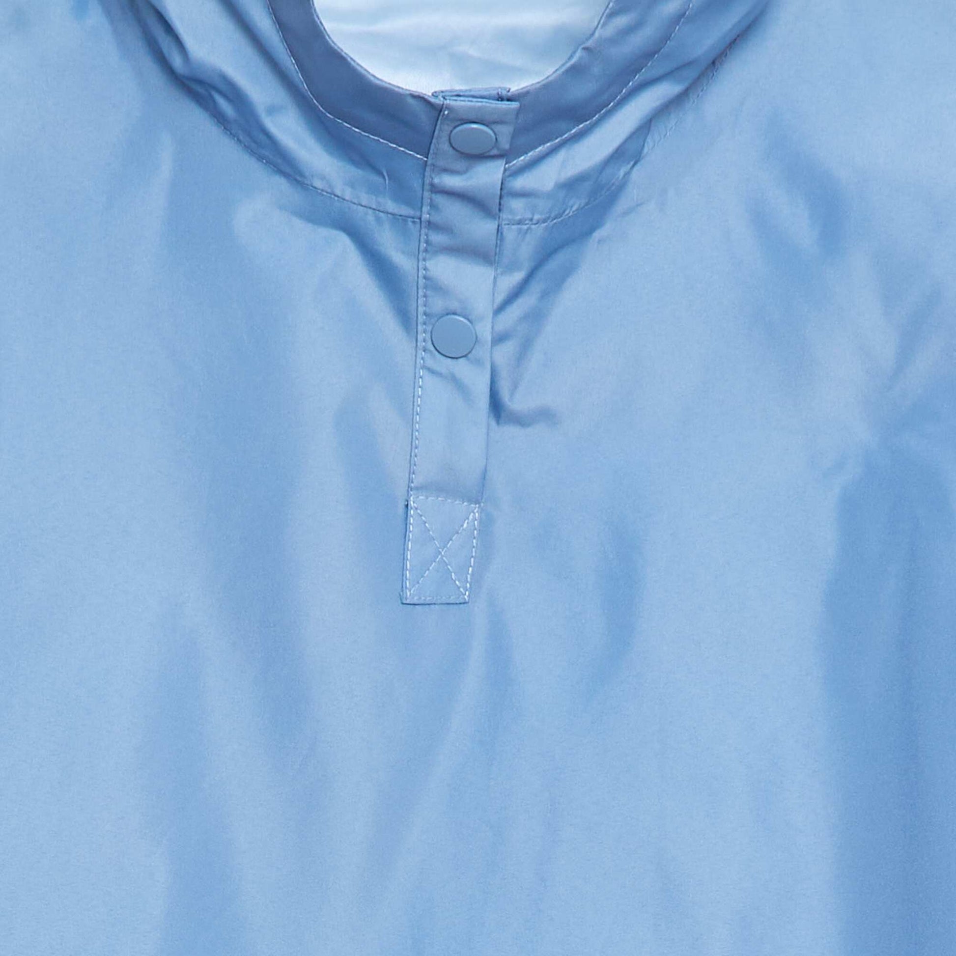 Poncho mixte à capuche - collection facile à enfiler BLEU