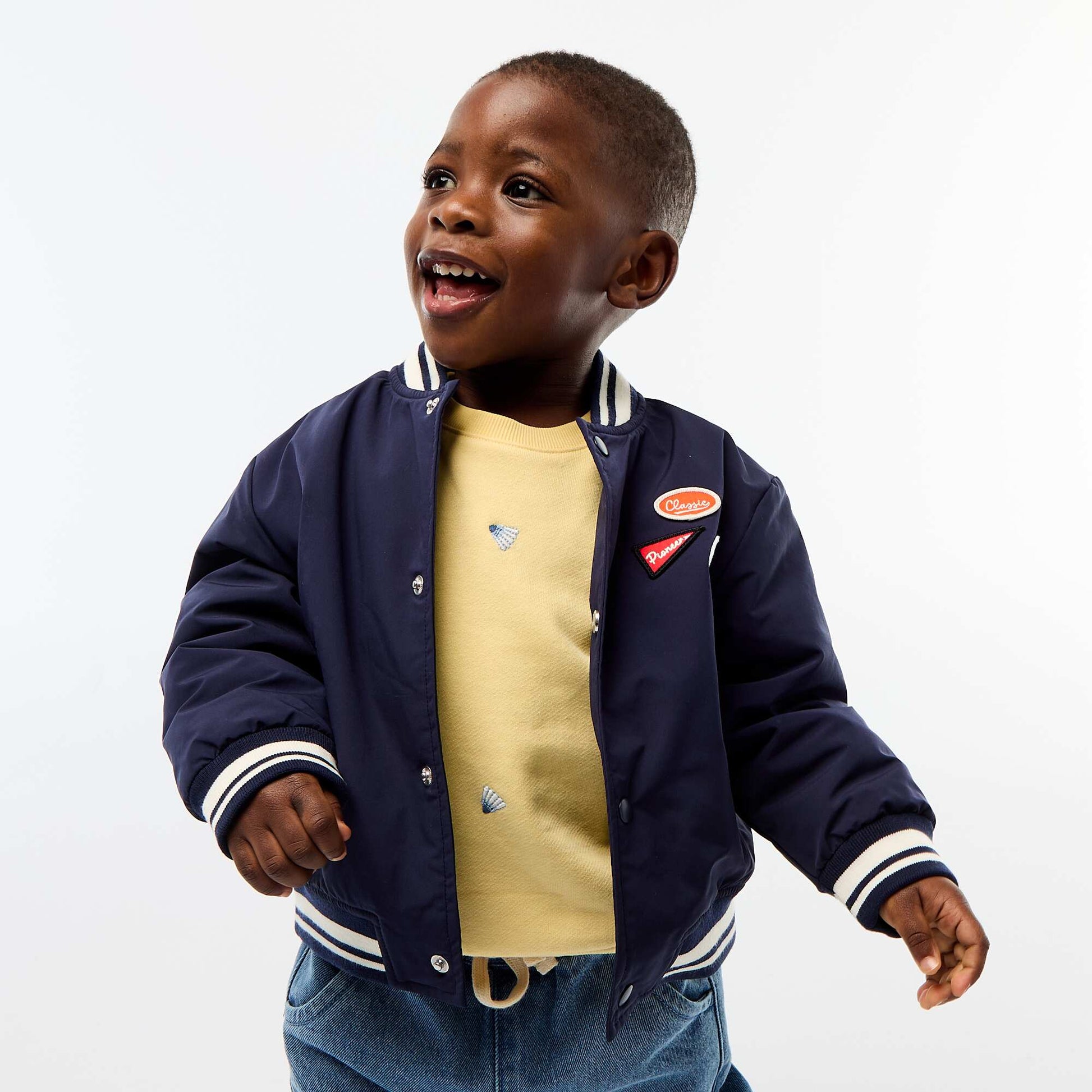 Blouson aviateur déperlant BLEU