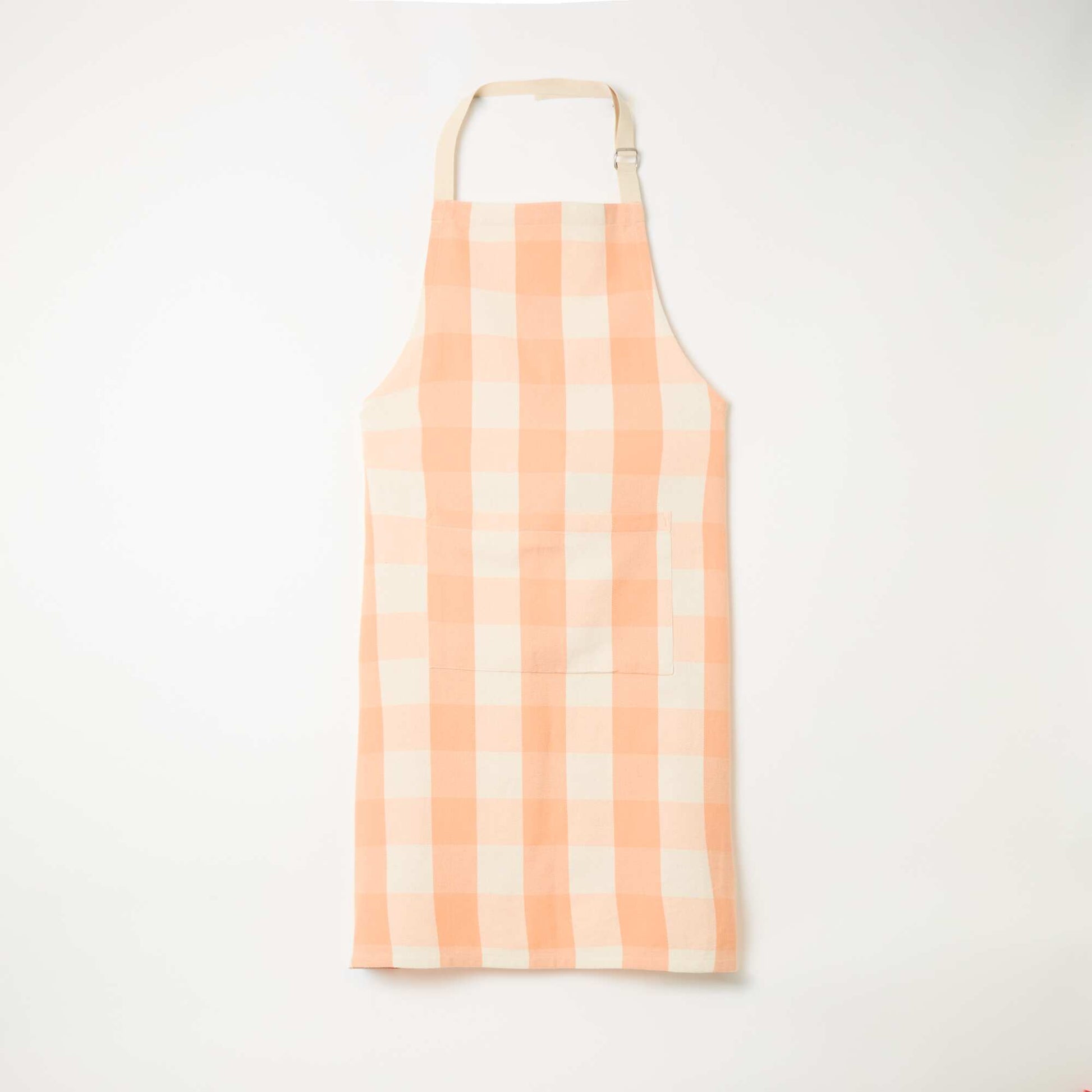 Tablier à carreaux ORANGE