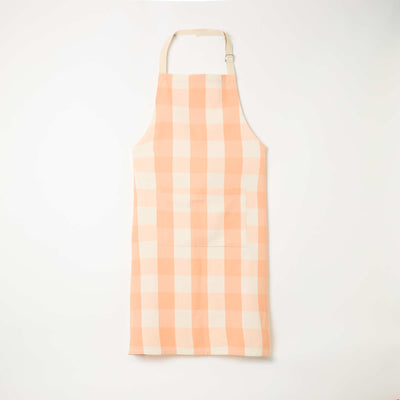 Tablier à carreaux ORANGE
