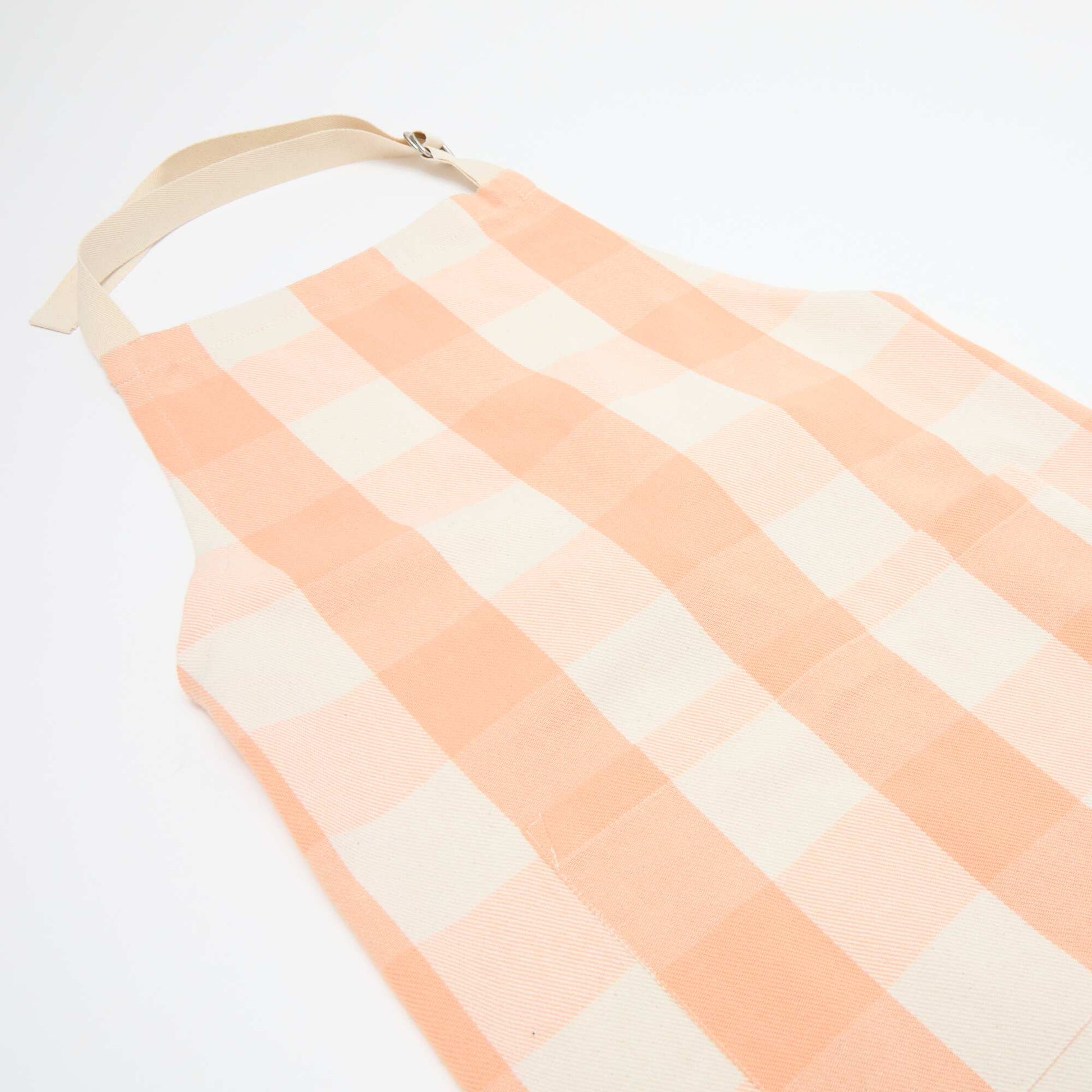 Tablier à carreaux ORANGE
