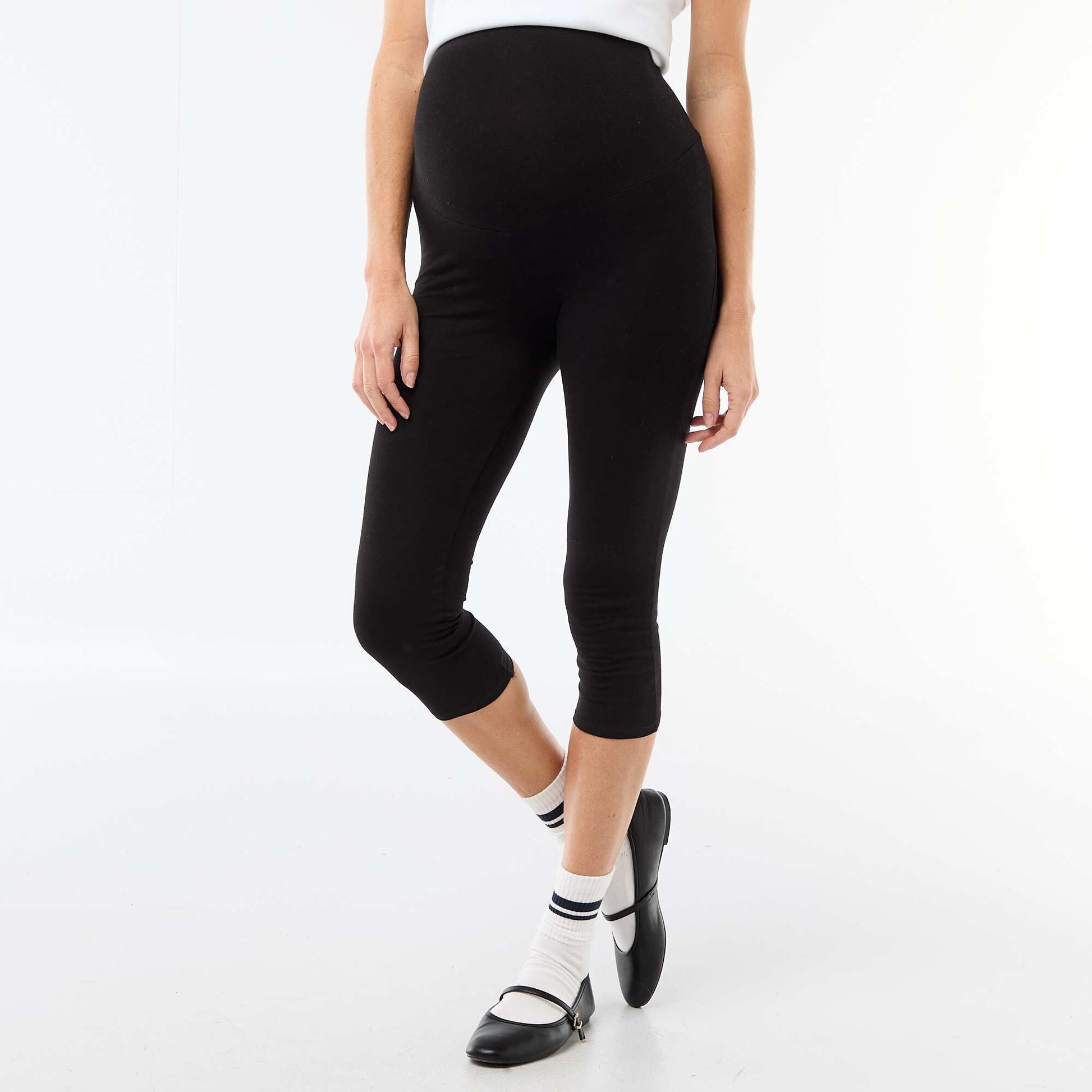 Legging 7/8ème grossesse NOIR