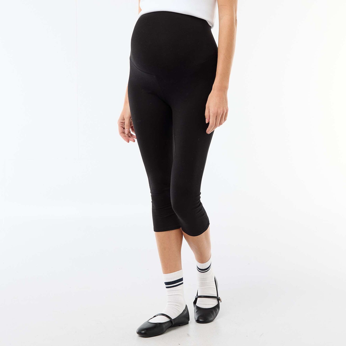 Legging 7/8ème grossesse NOIR