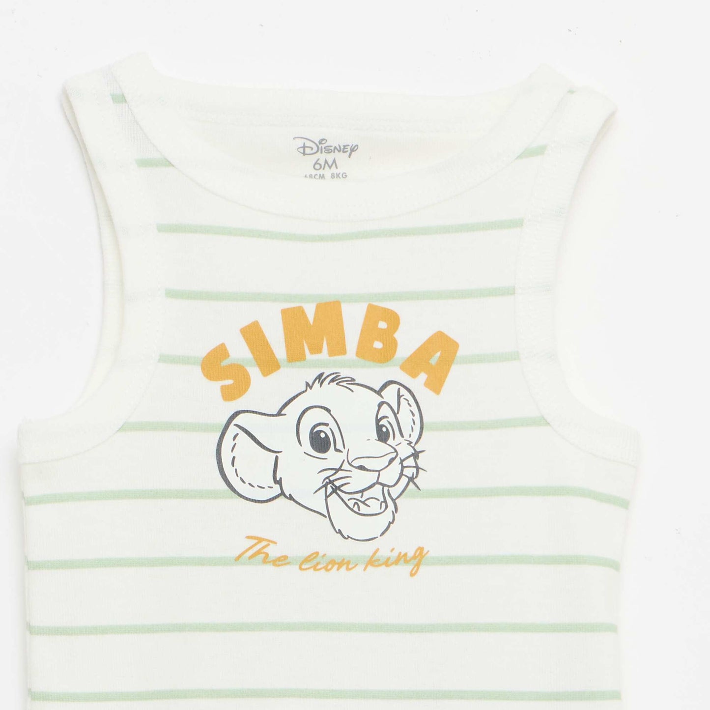 Lot 2 bodies débardeurs 'Disney' BLANC