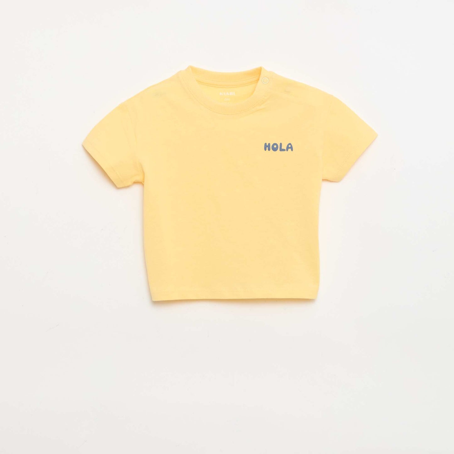 Lot de 2 T-shirts à manches courtes en jersey de coton BLANC